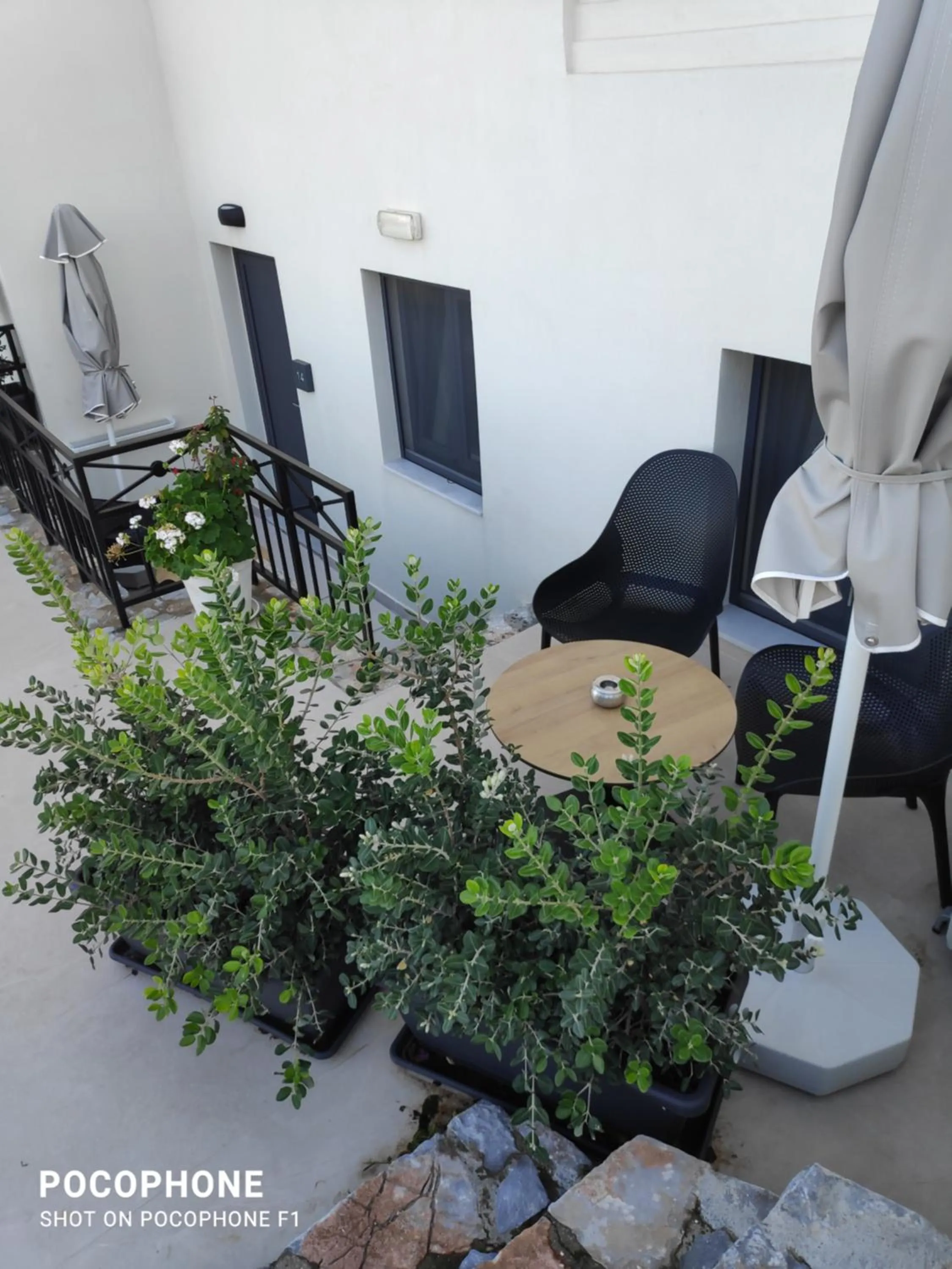 Balcony/Terrace in Minois Boutique Hotel