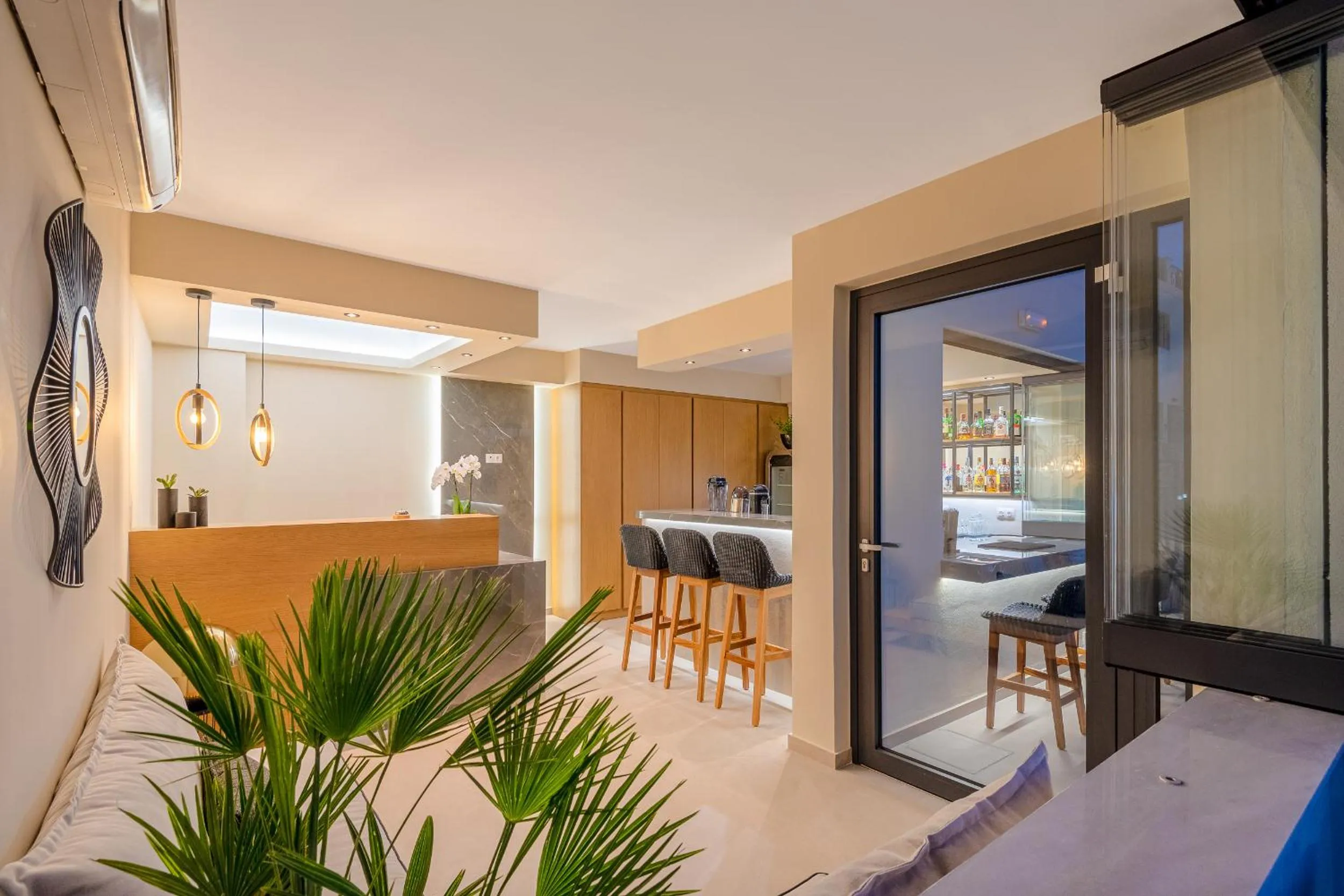 Lobby or reception in Minois Boutique Hotel