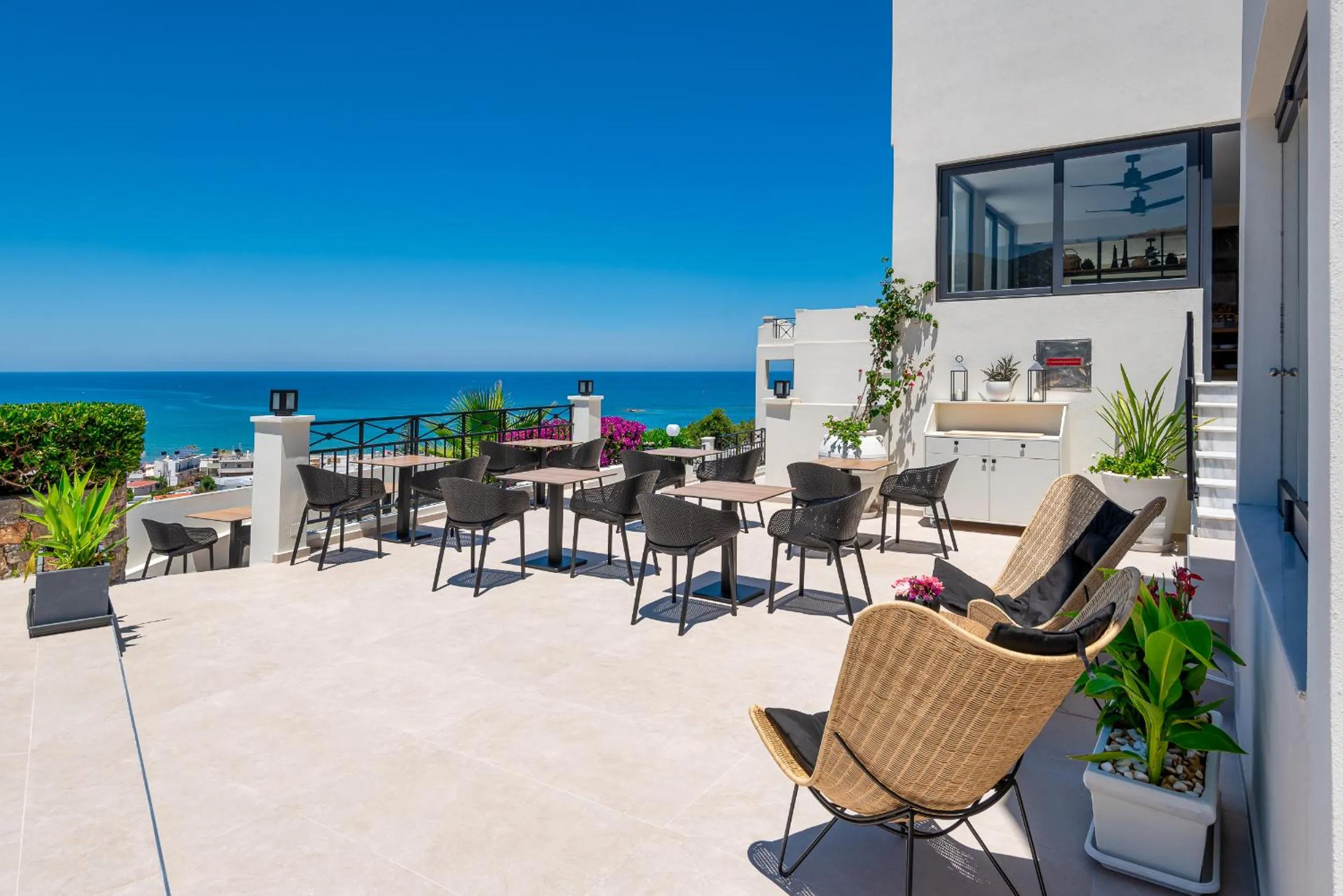 Sea view in Minois Boutique Hotel