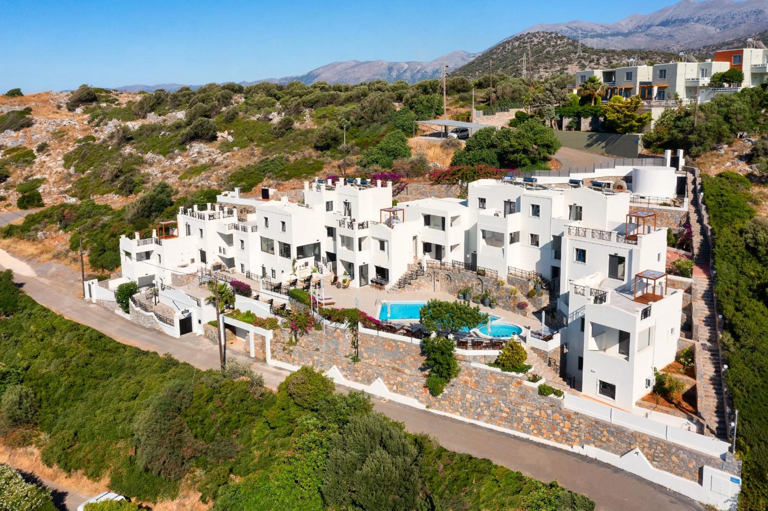 Bird's eye view in Minois Boutique Hotel