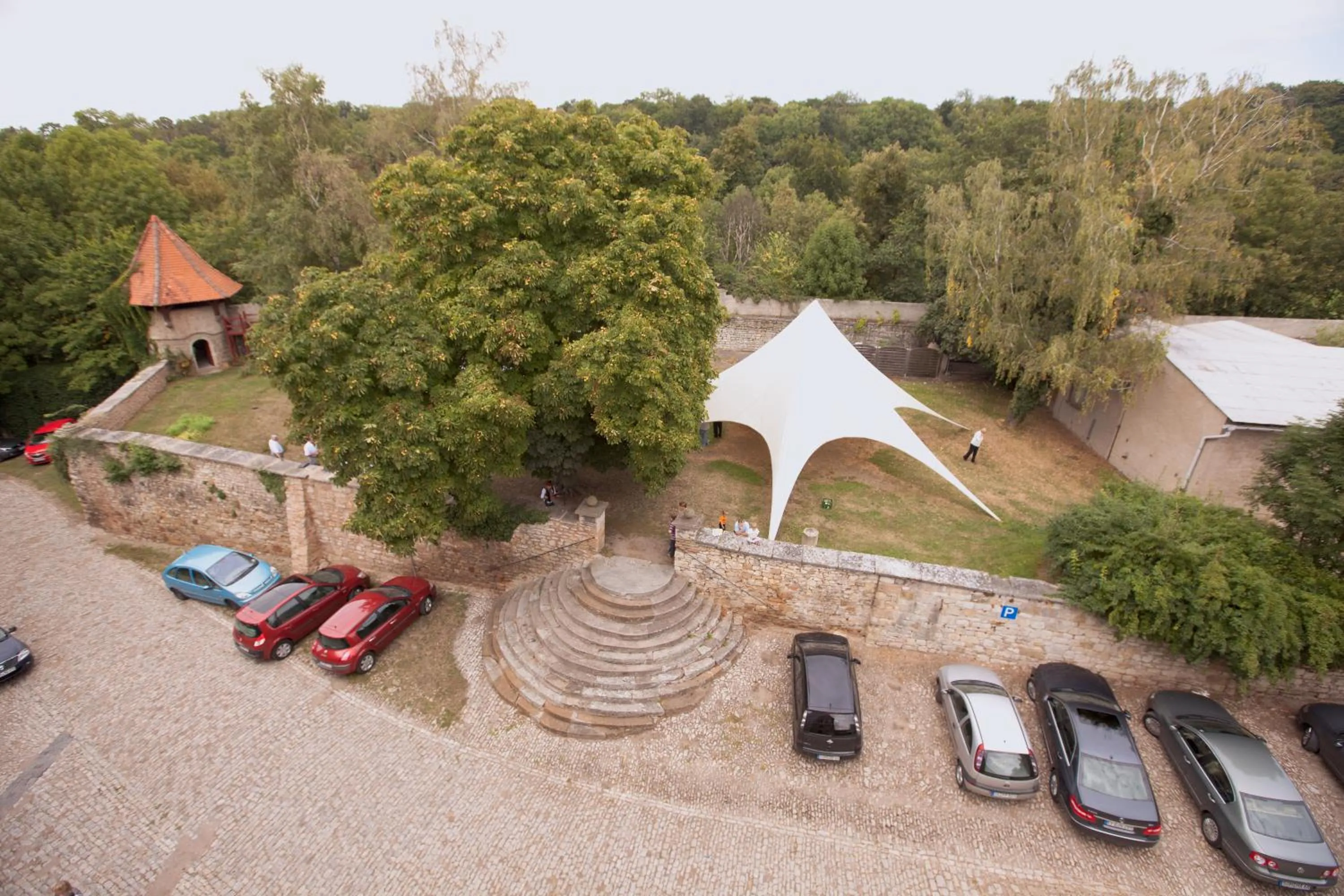 Patio in Schloss Beichlingen