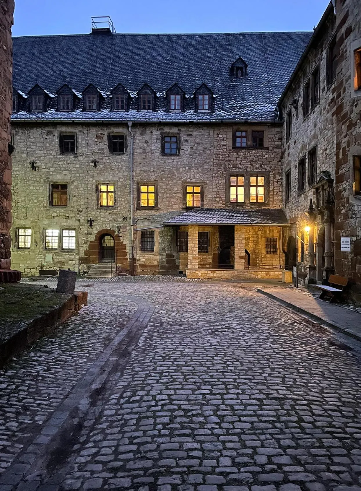 Patio in Schloss Beichlingen