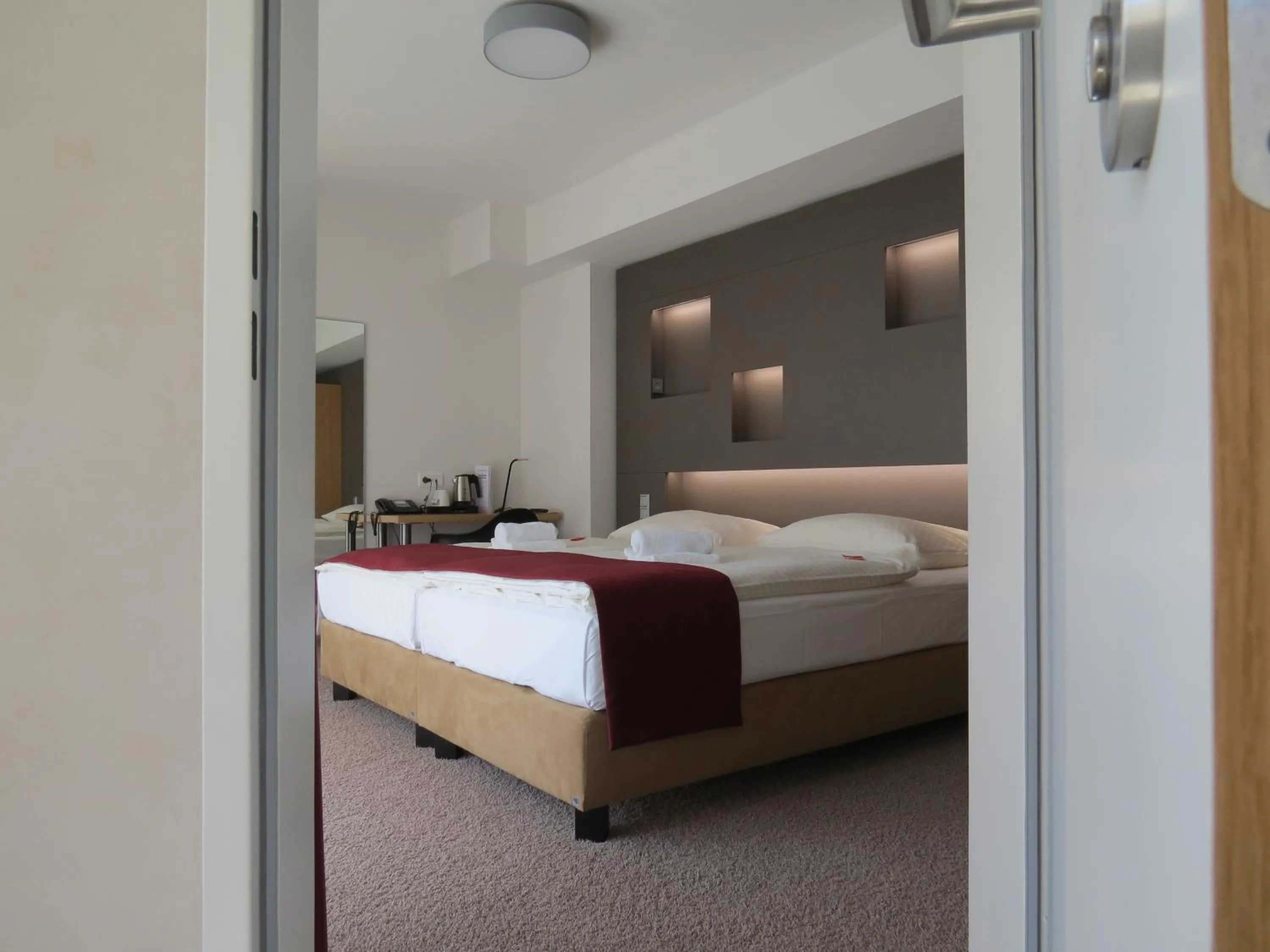 Bed in Hotel Neuthor