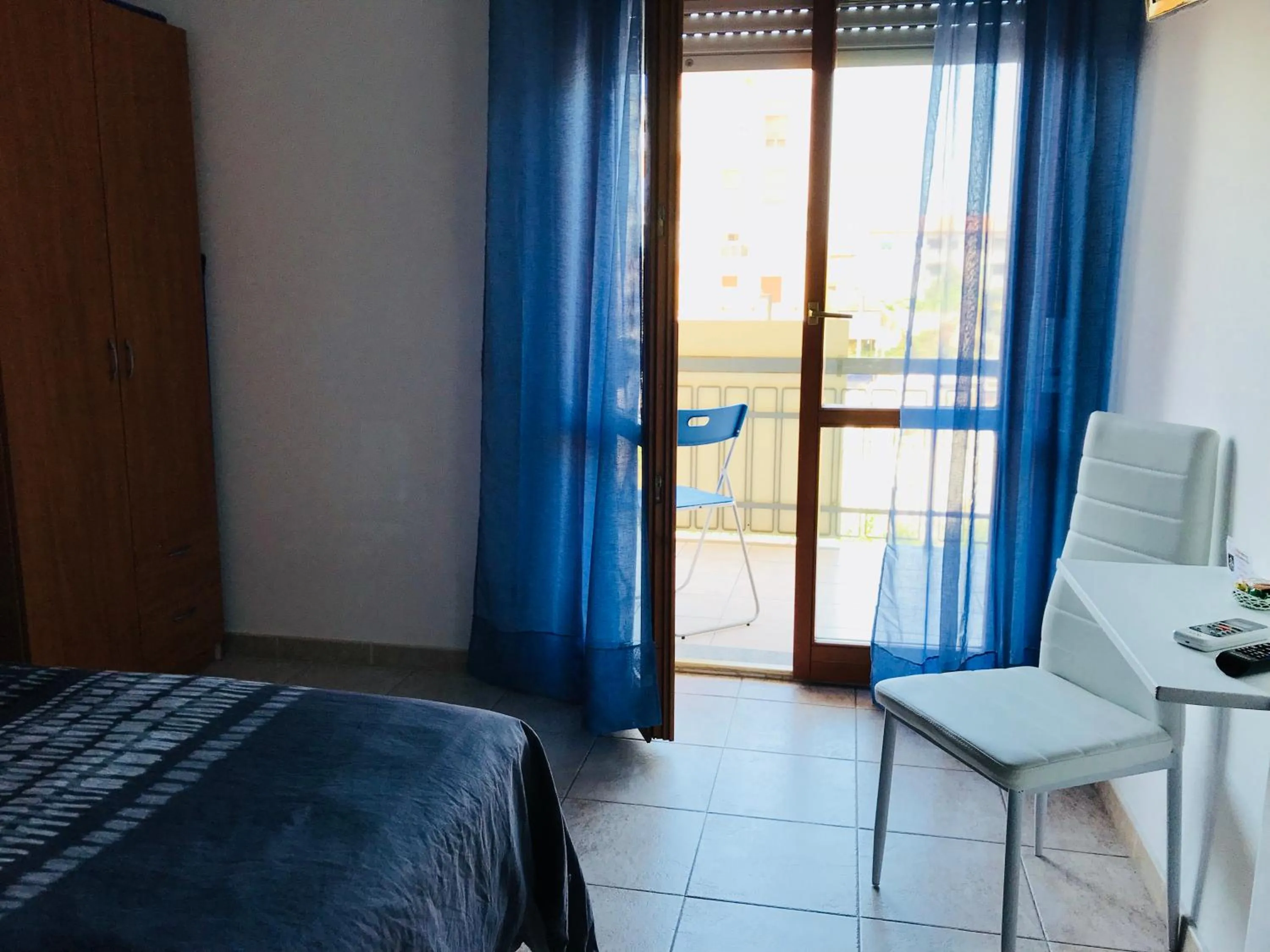 Balcony/Terrace, Bed in B&B New Triscele