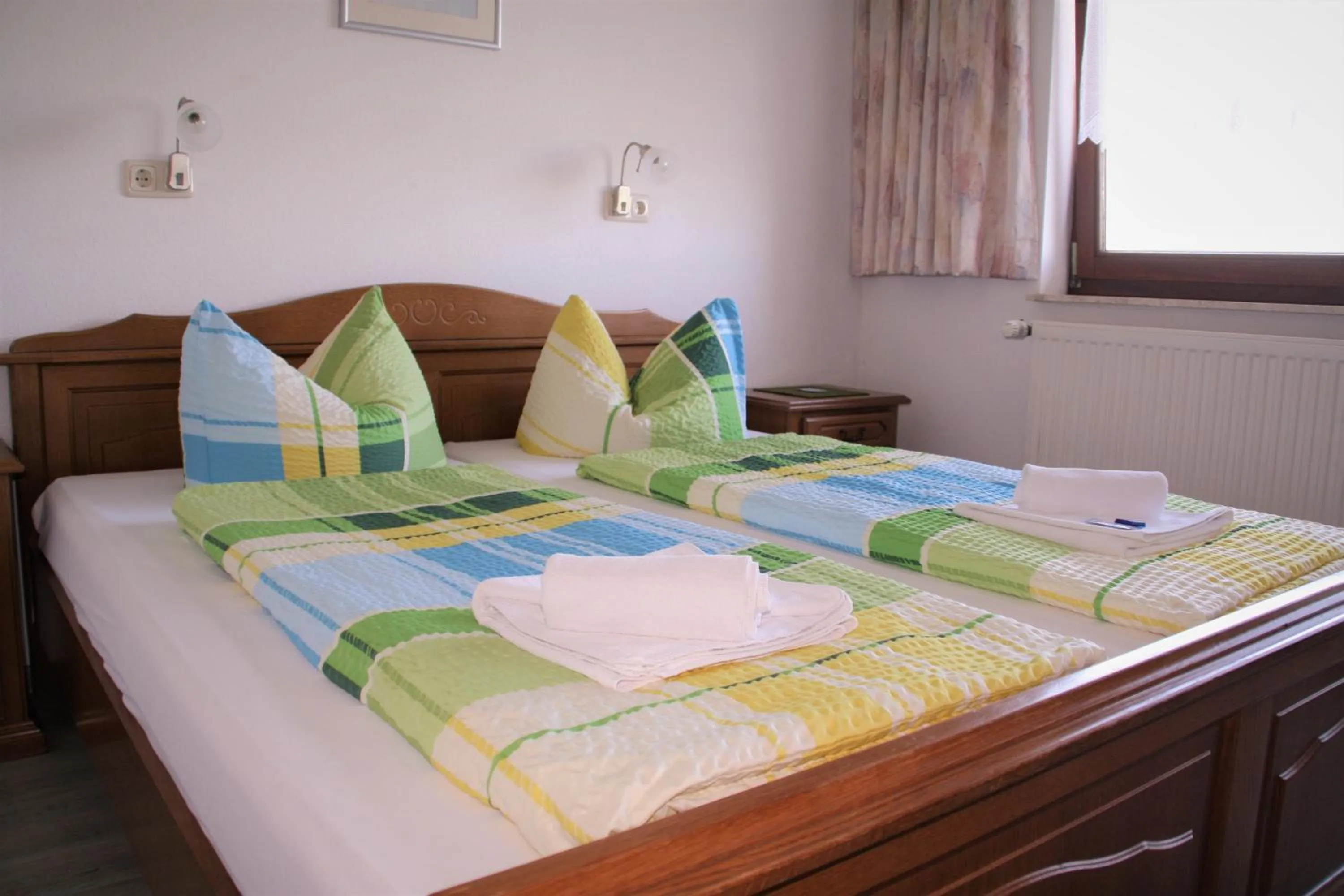 Photo of the whole room, Bed in Hotel Waldschlösschen