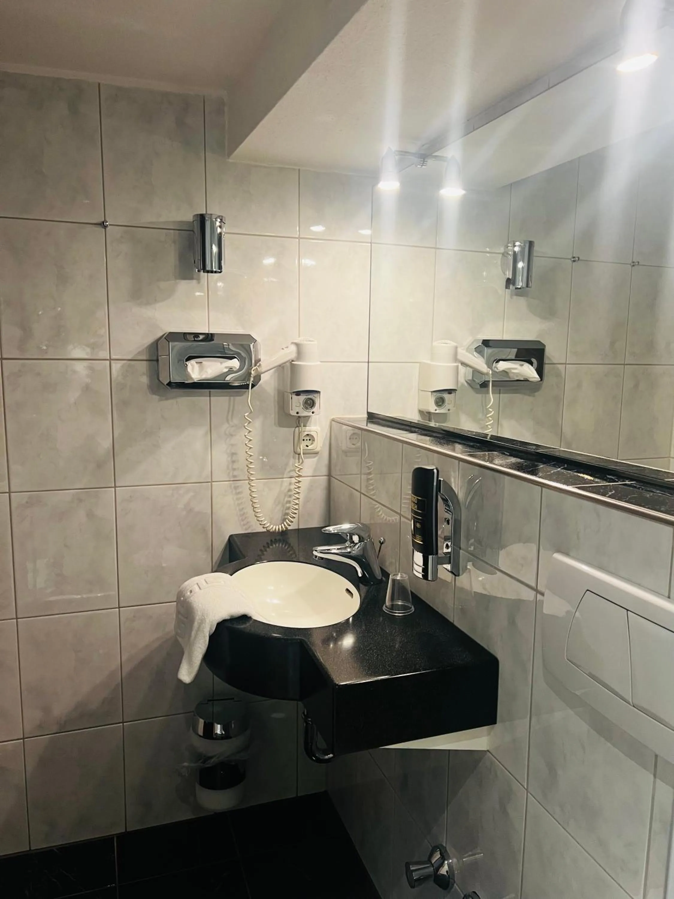 Toilet in Hotel am Malerwinkel