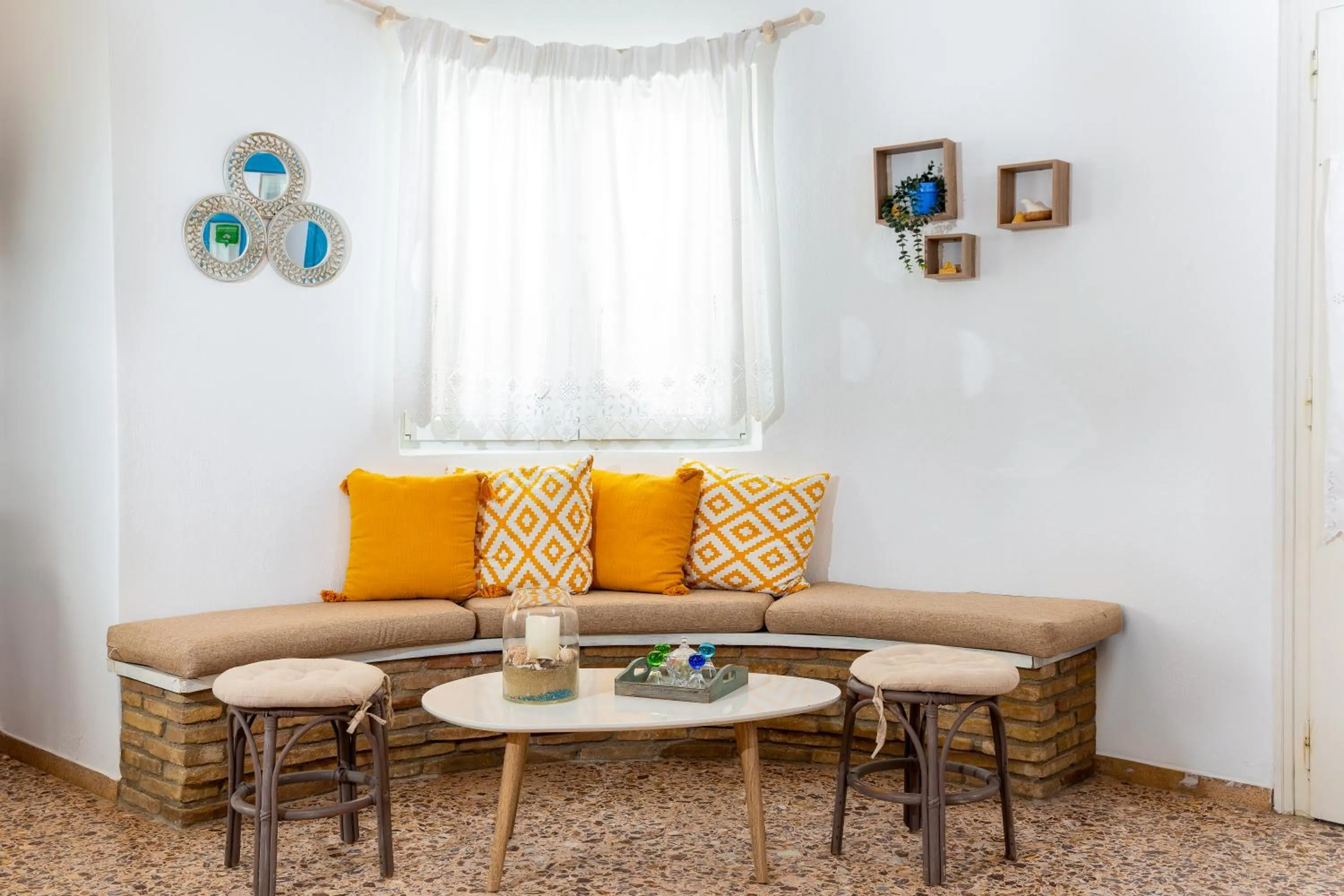 Living room in Akteon Hotel