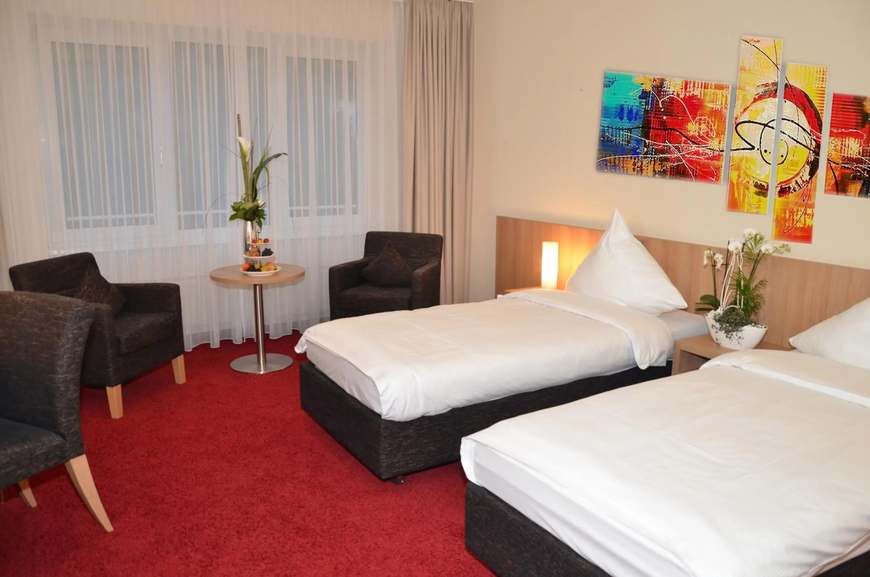 Bed in Concorde Hotel Viktoria