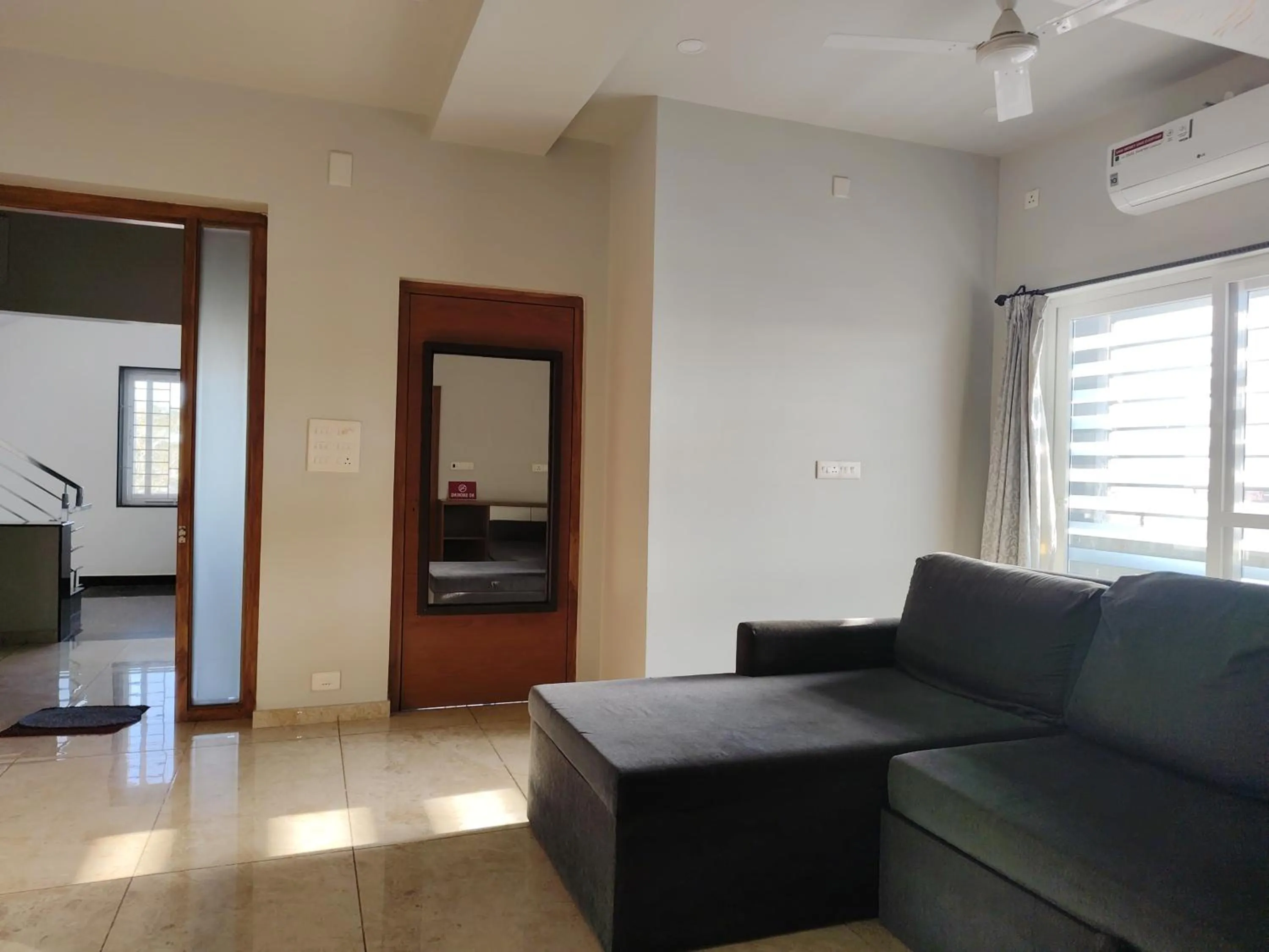 Seating area in Classio Residency