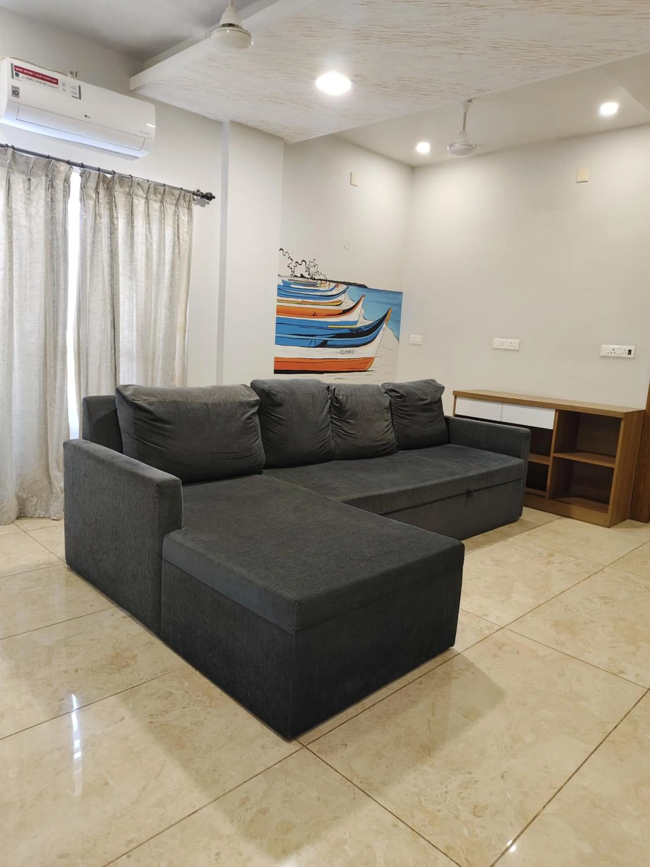 Seating area in Classio Residency