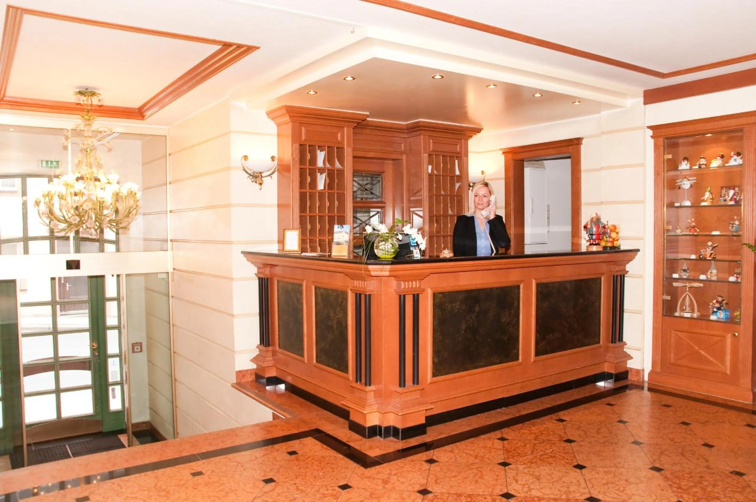 Lobby or reception in Hotel Weißes Roß