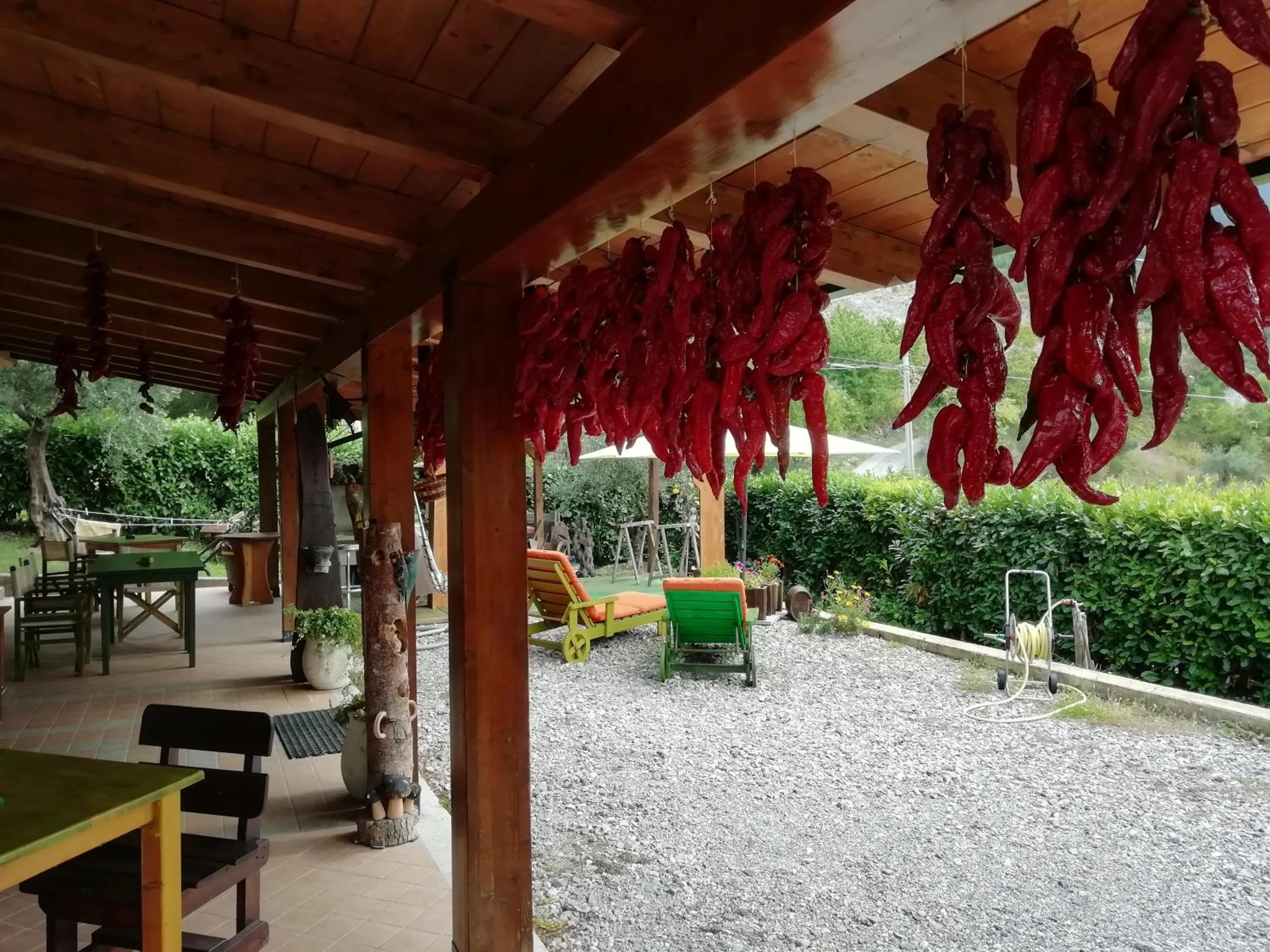 Patio in Le Chalet del Pollino