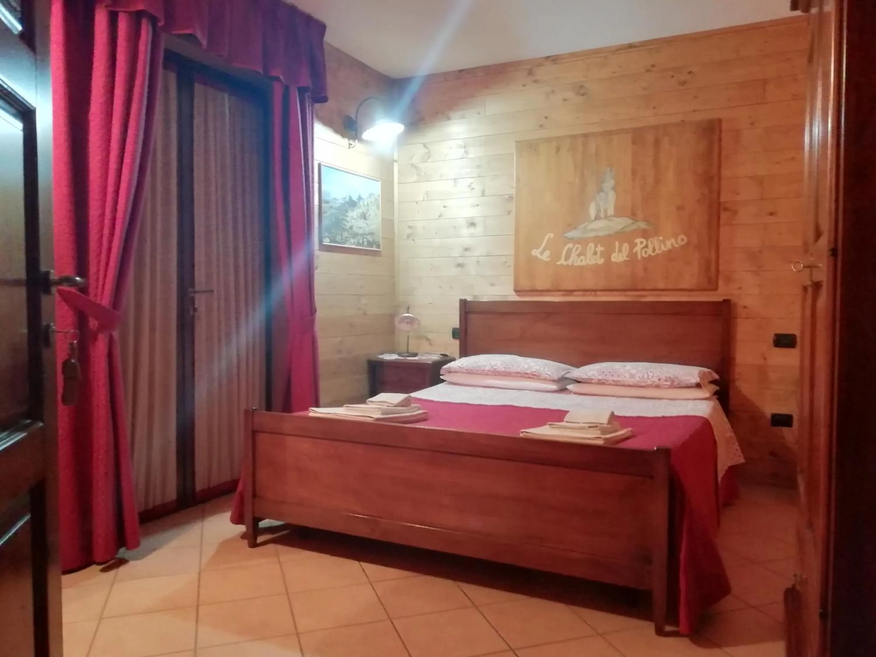 Bed in Le Chalet del Pollino