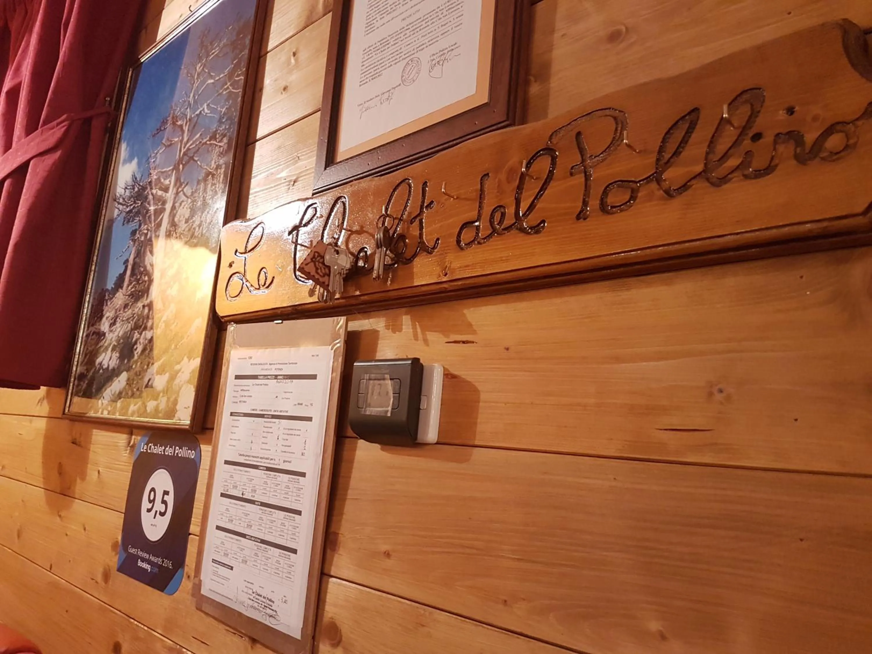 Logo/Certificate/Sign in Le Chalet del Pollino