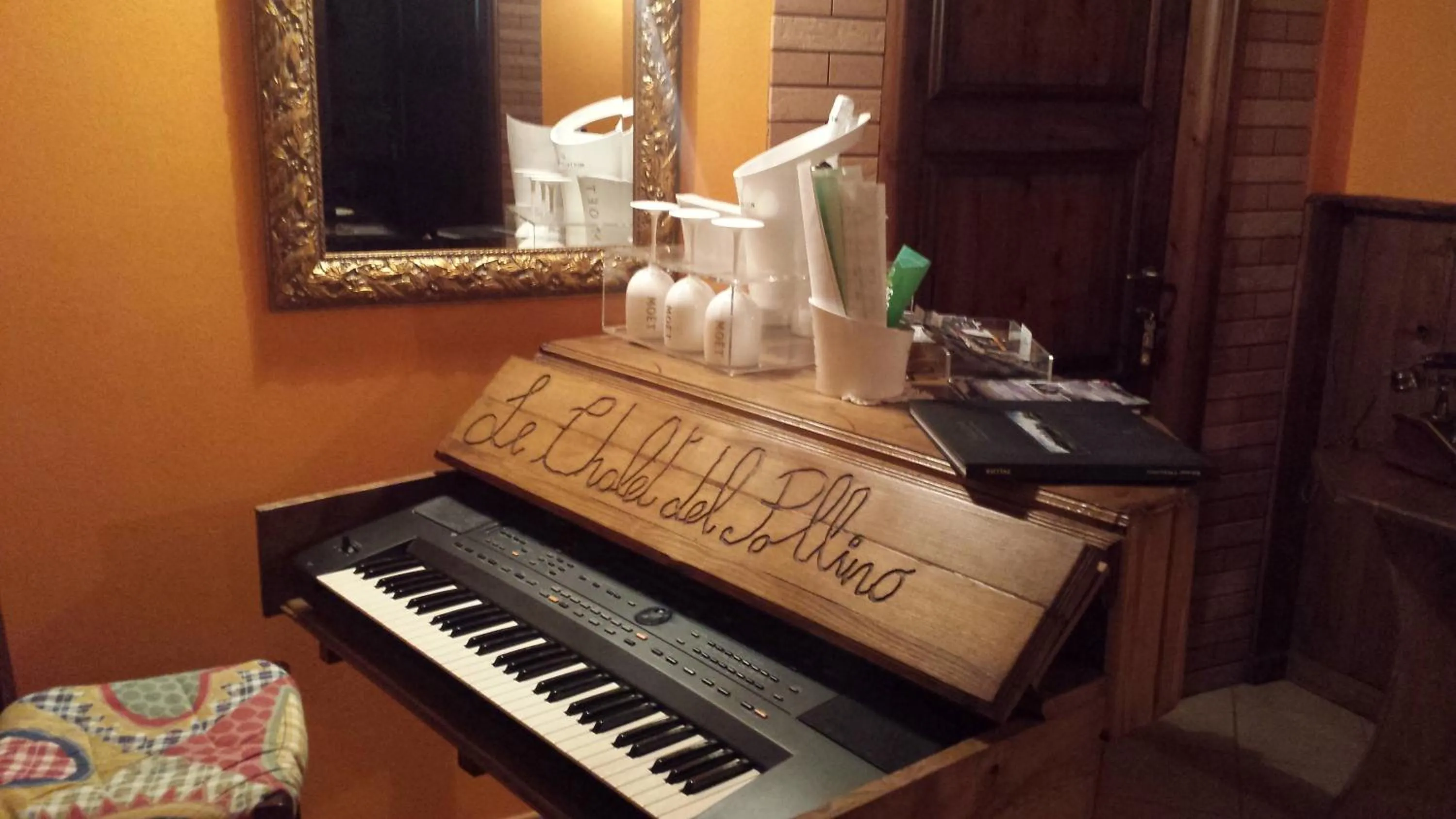 Lobby or reception in Le Chalet del Pollino