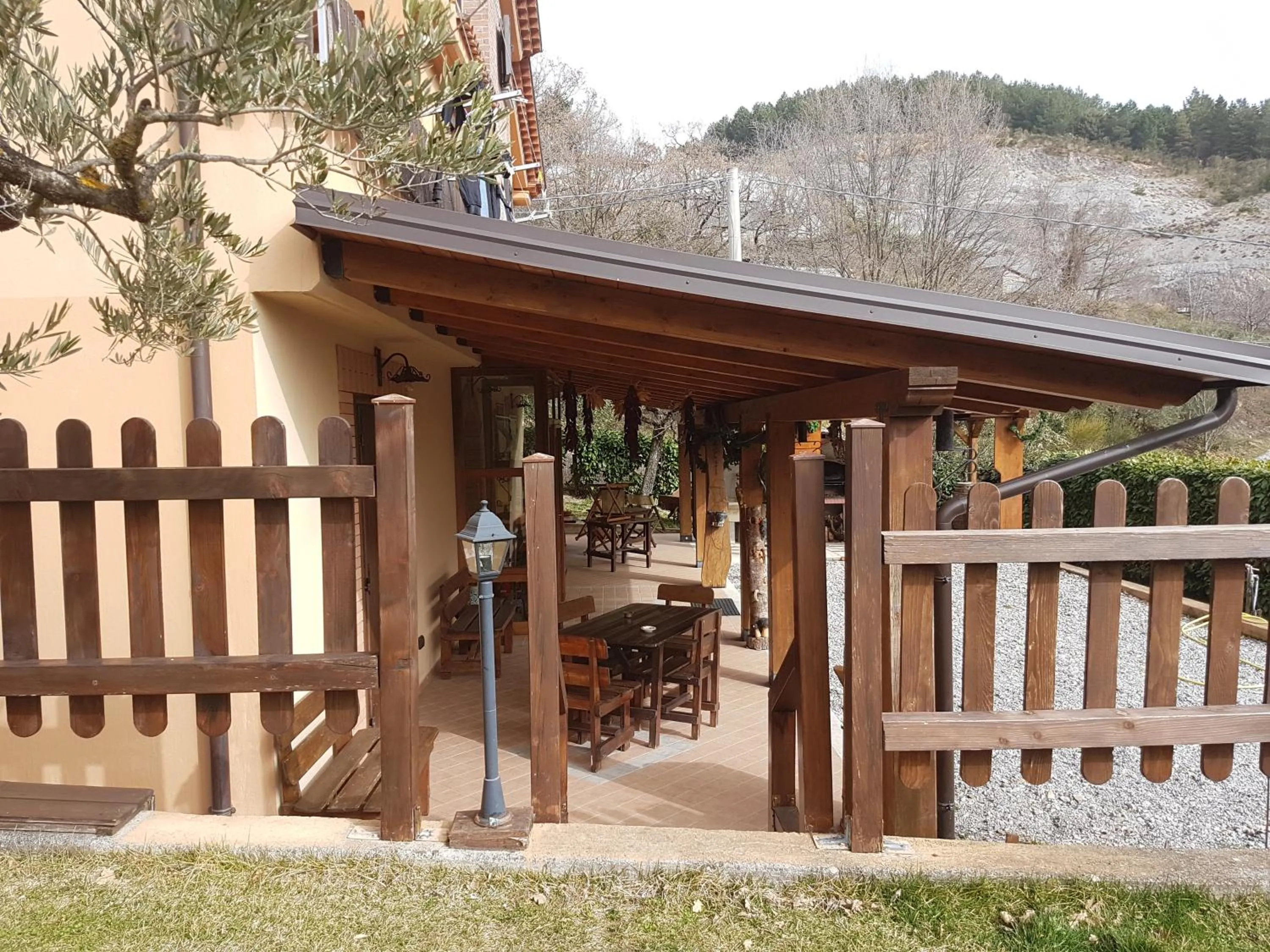 Facade/entrance in Le Chalet del Pollino