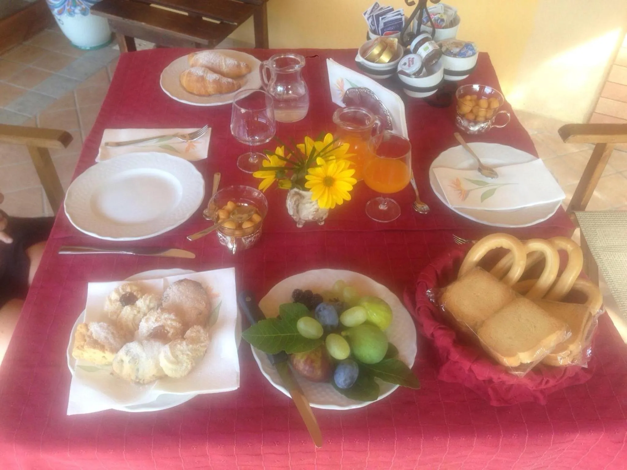 Food and drinks in Le Chalet del Pollino