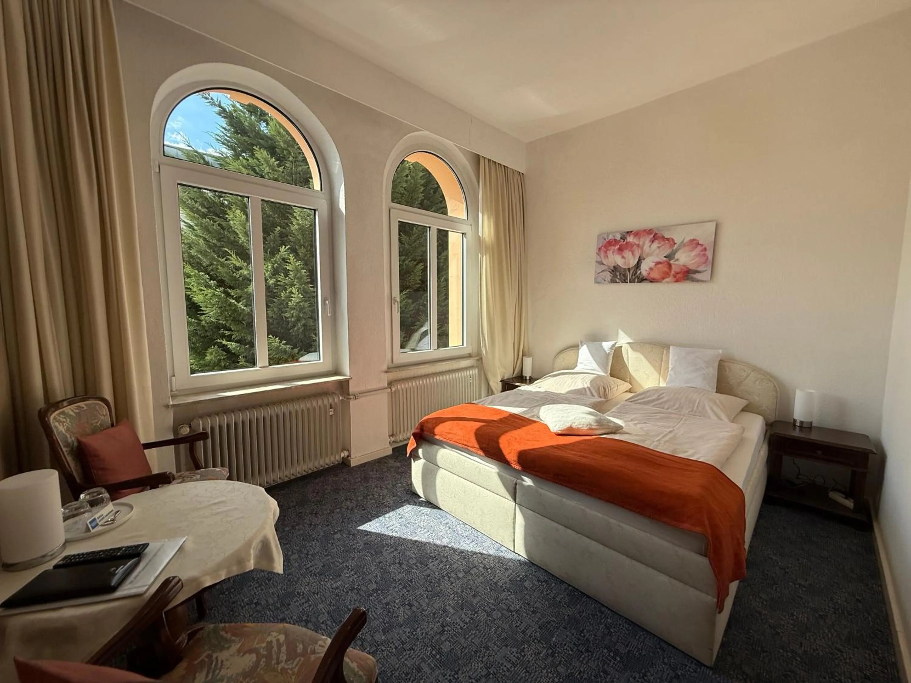 Bed in Hotel Carolinenhof