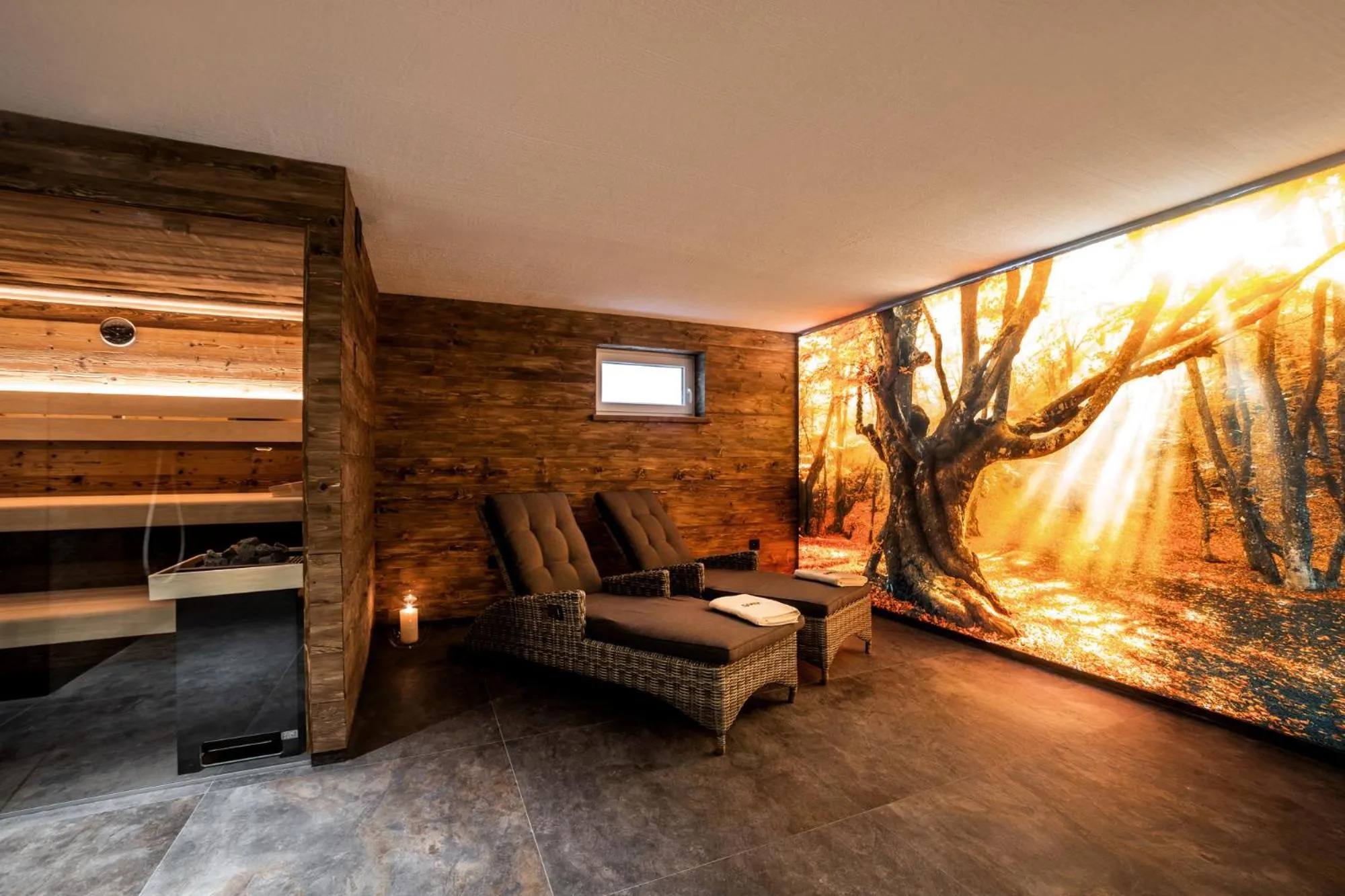 Sauna, Bed in PRIMERA Apartments & Boardinghouse