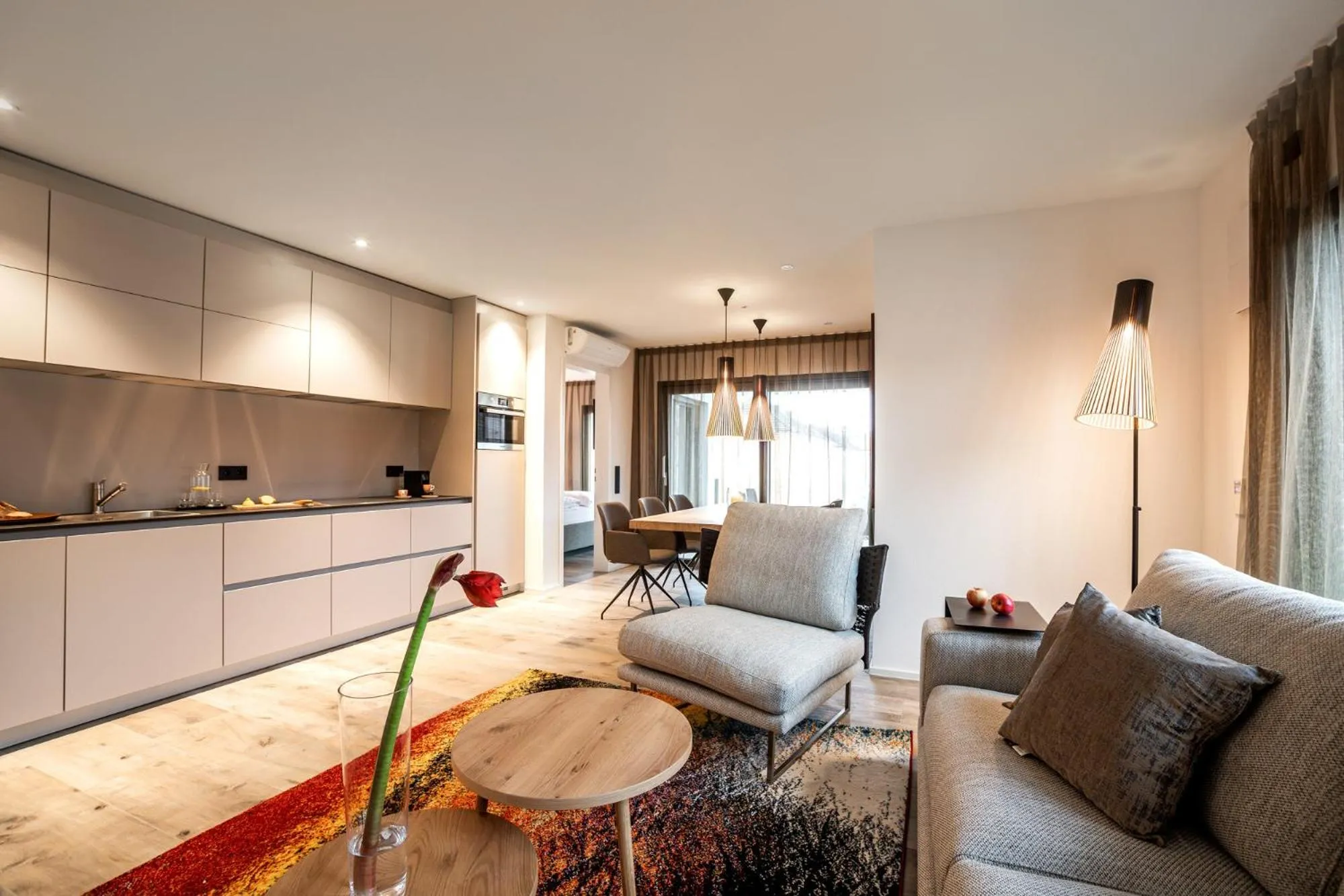 Kitchen or kitchenette in PRIMERA Apartments & Boardinghouse