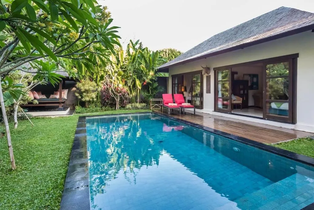 Pool view in Mango Tree Villas Jimbaran Bali