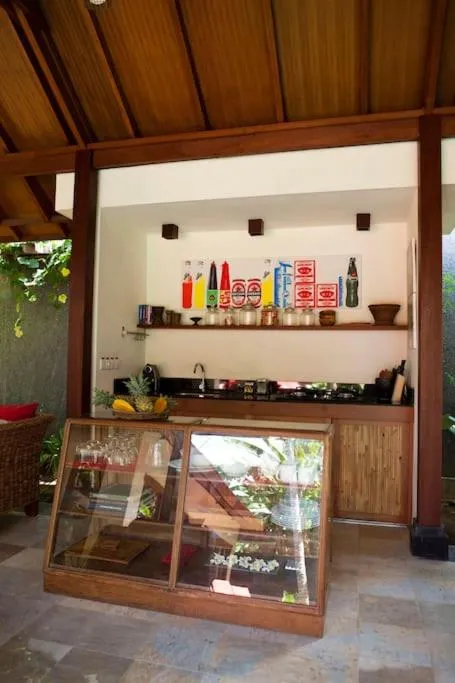 Kitchen or kitchenette in Mango Tree Villas Jimbaran Bali