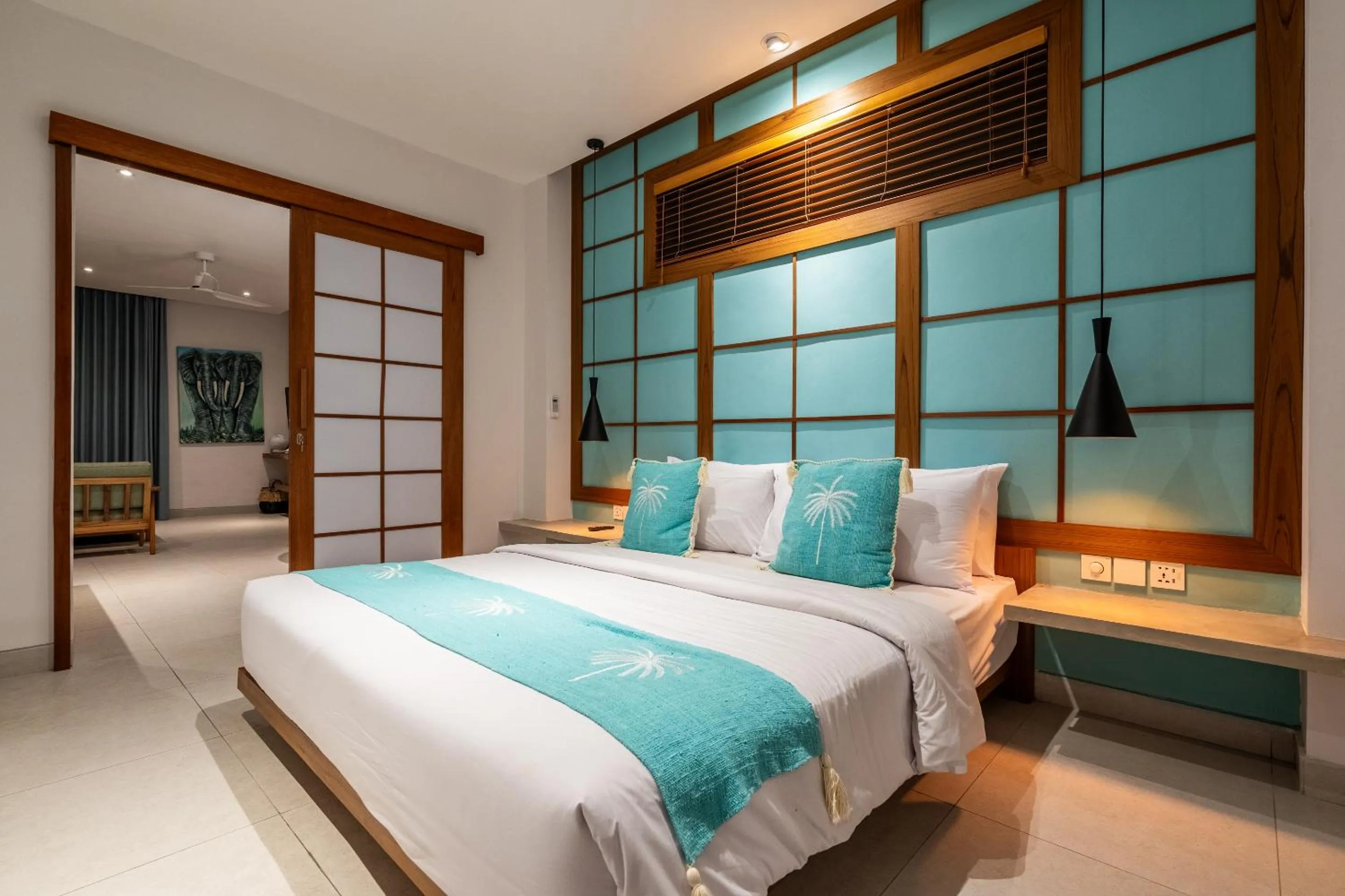 Bed in AQ-VA Hotel & Villas Seminyak
