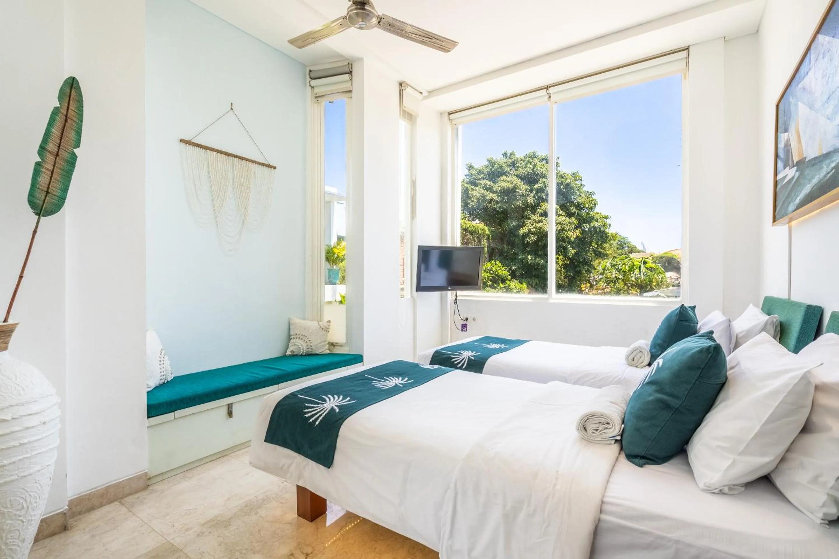 Bed in AQ-VA Hotel & Villas Seminyak