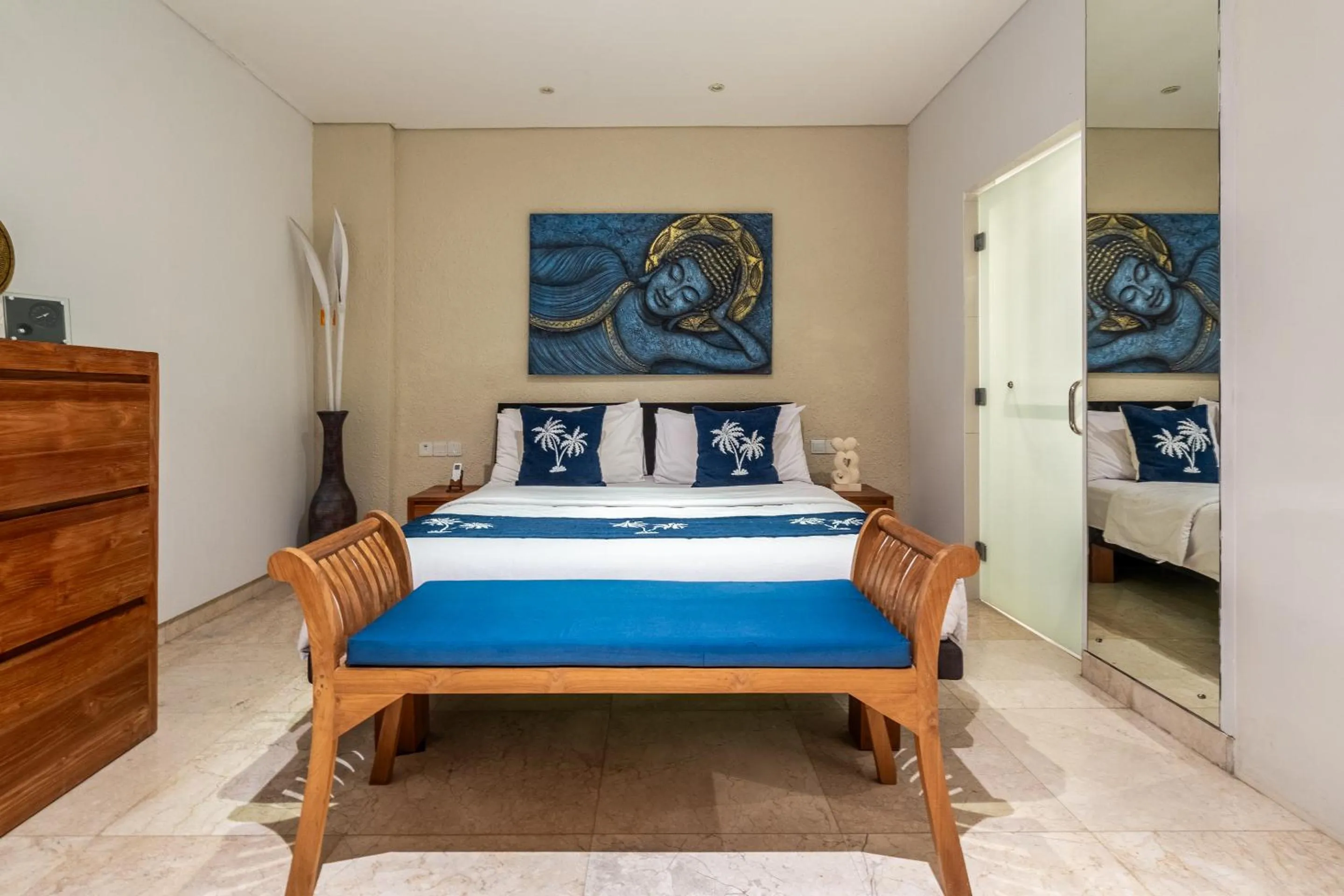Bed in AQ-VA Hotel & Villas Seminyak