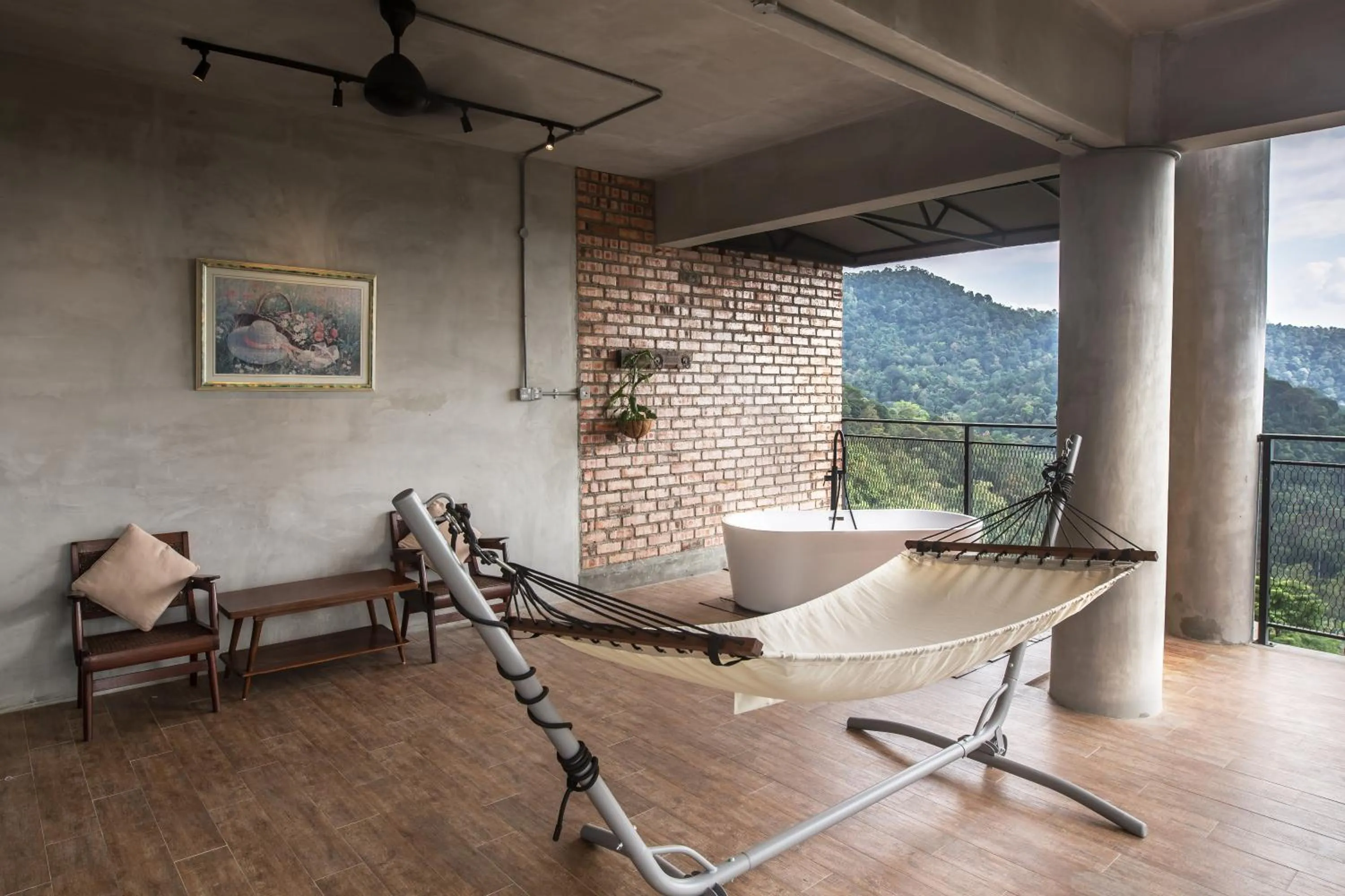 Mountain view in Sembayu Villa