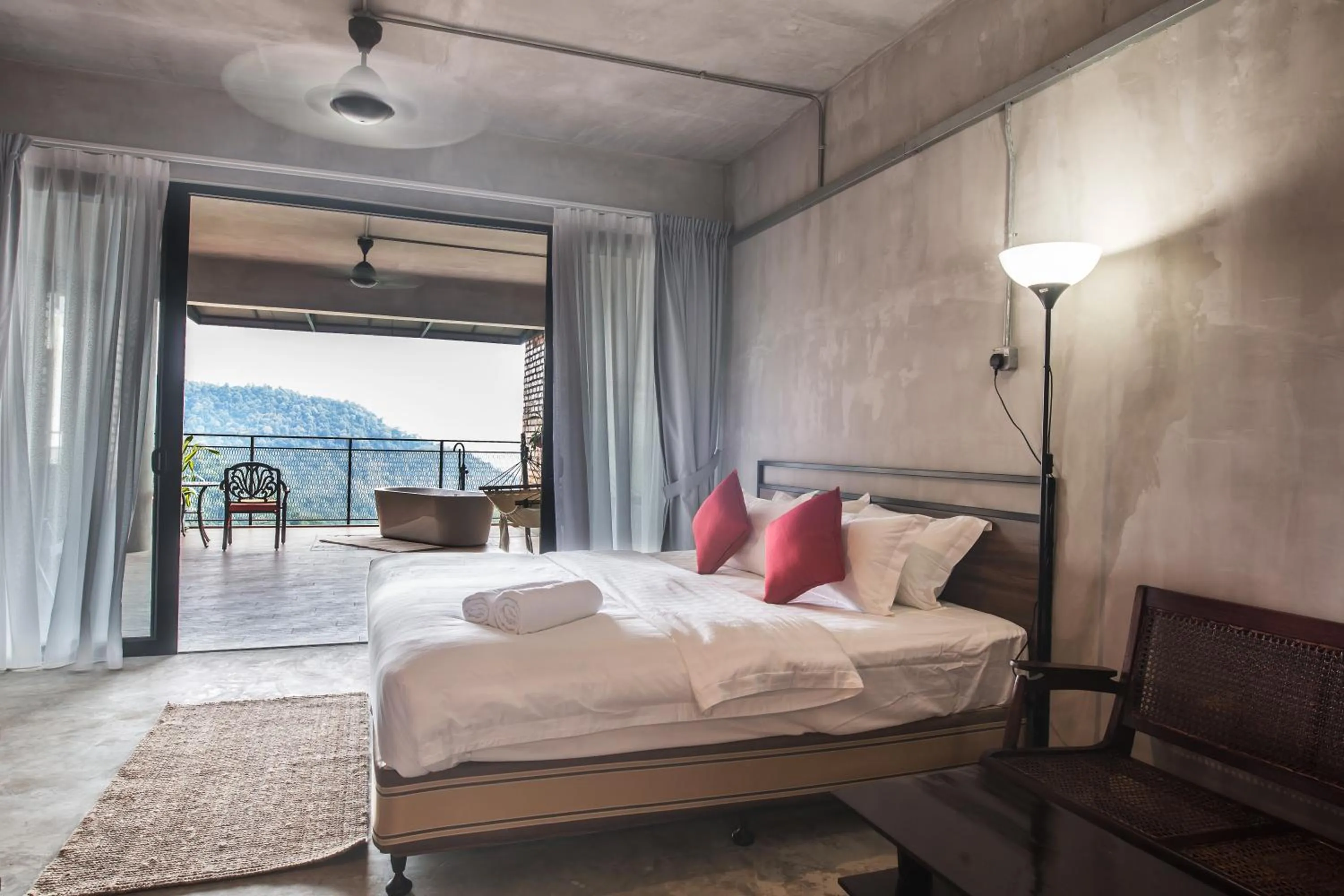 Bed in Sembayu Villa