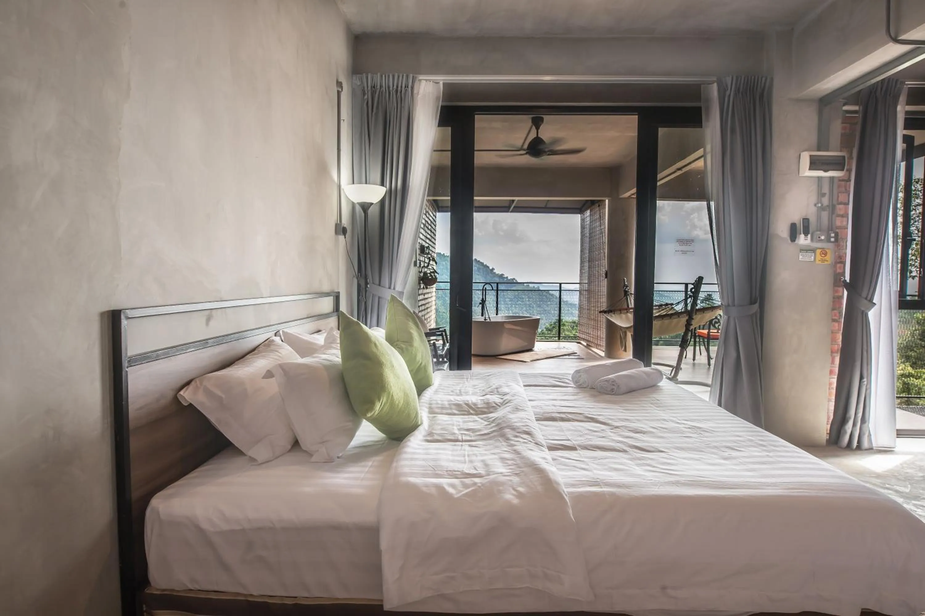 Bed in Sembayu Villa