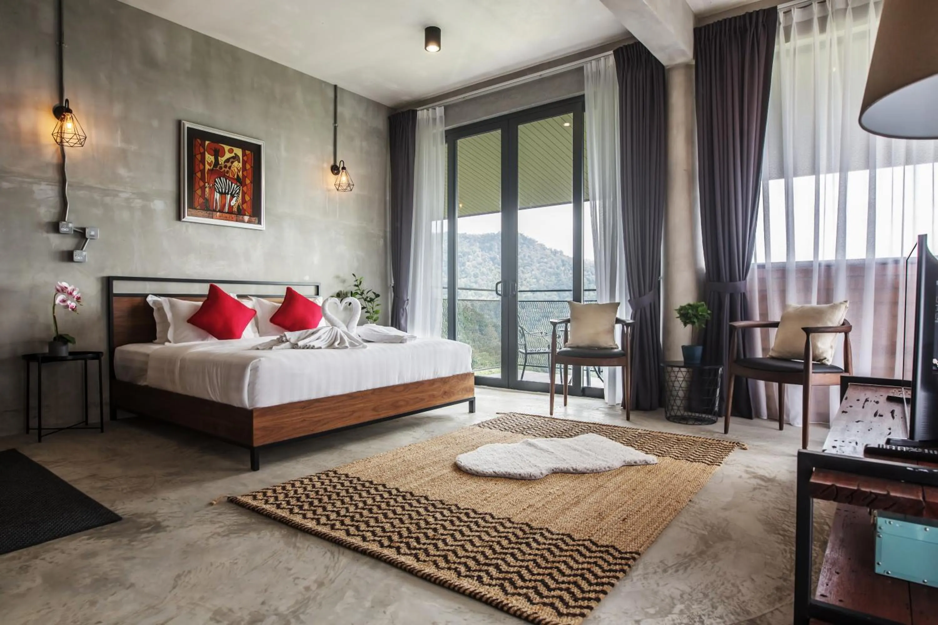 Bed in Sembayu Villa