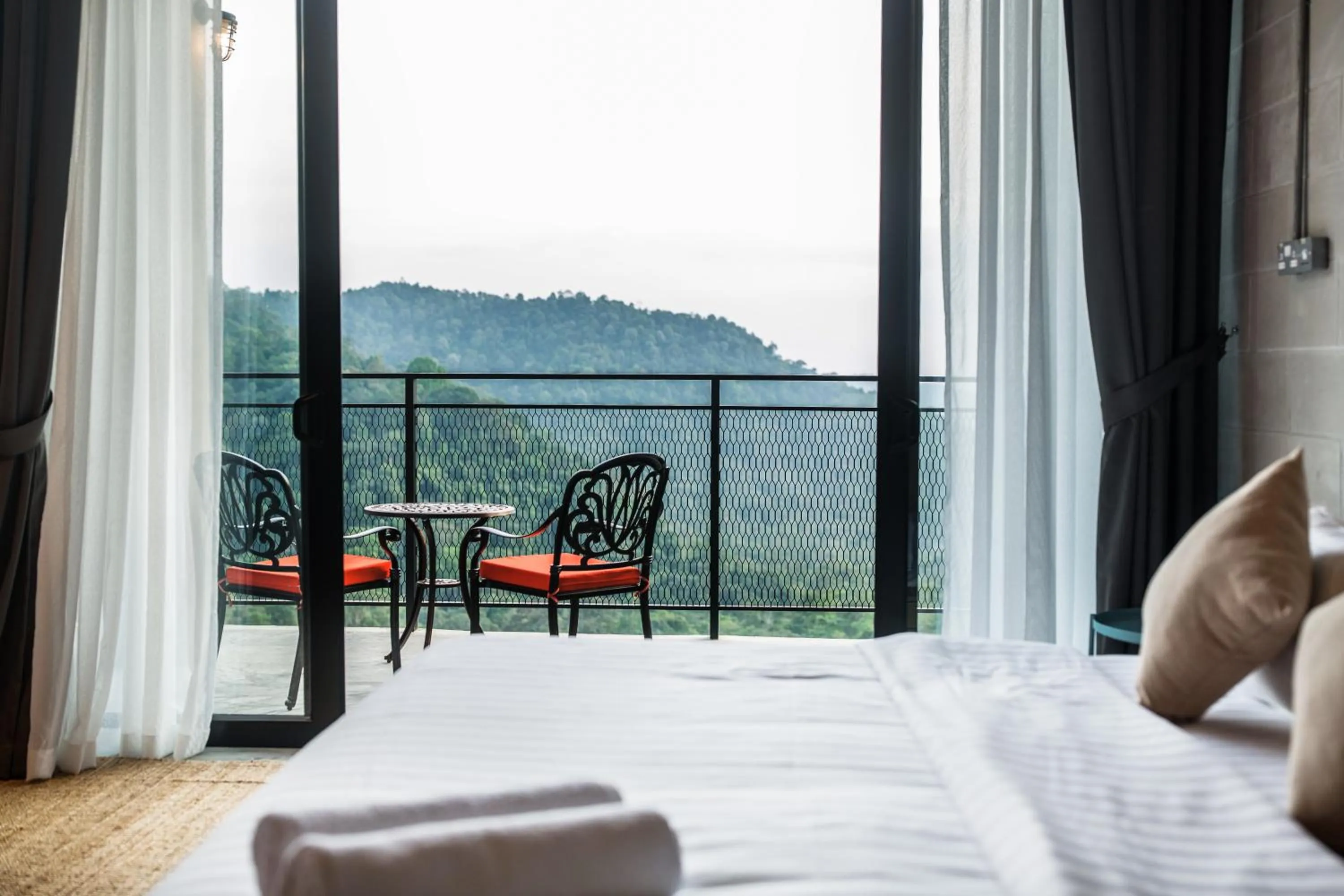 Balcony/Terrace, Bed in Sembayu Villa