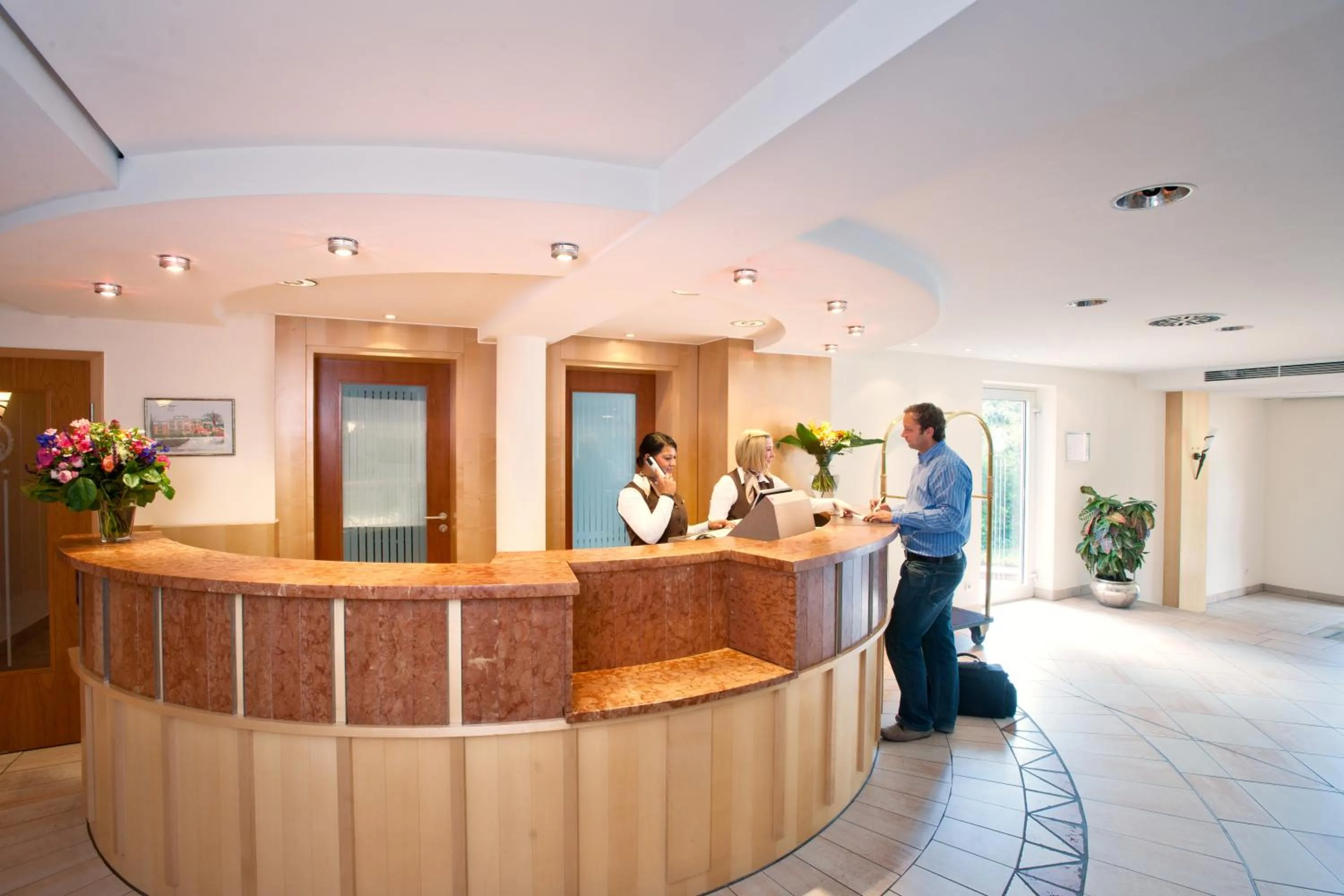 Lobby or reception in Hotel Barbarossa