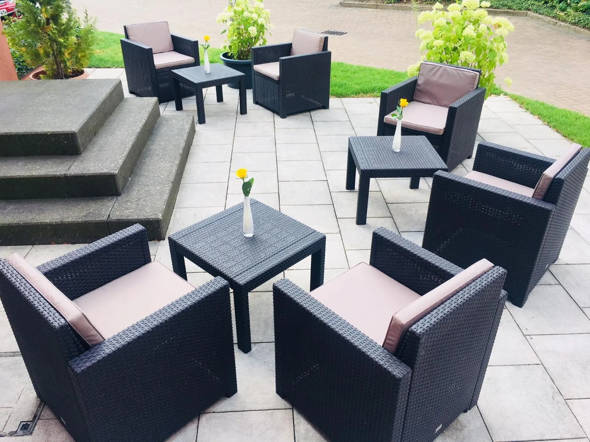 Patio in Hotel Barbarossa