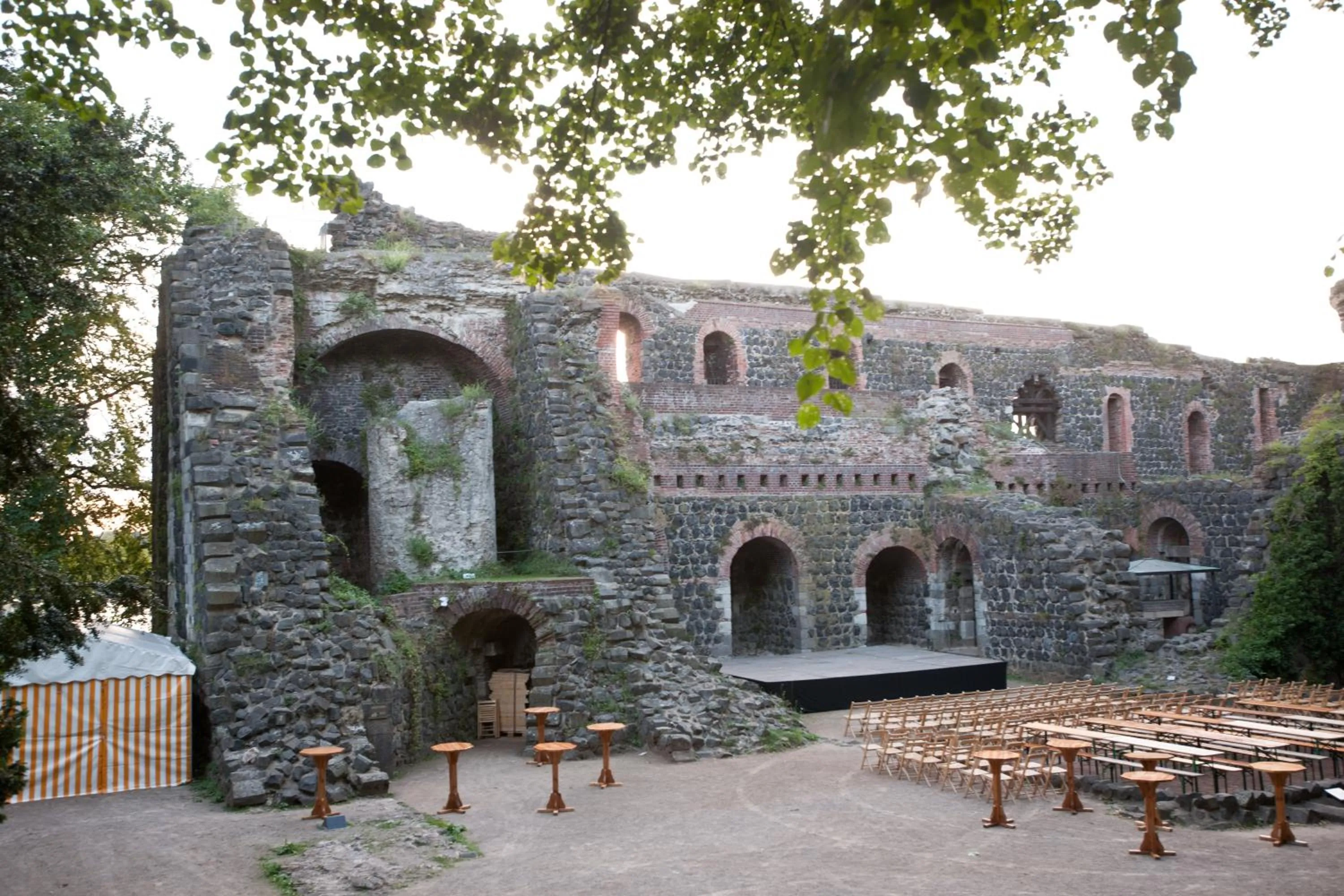 Patio in Hotel Barbarossa