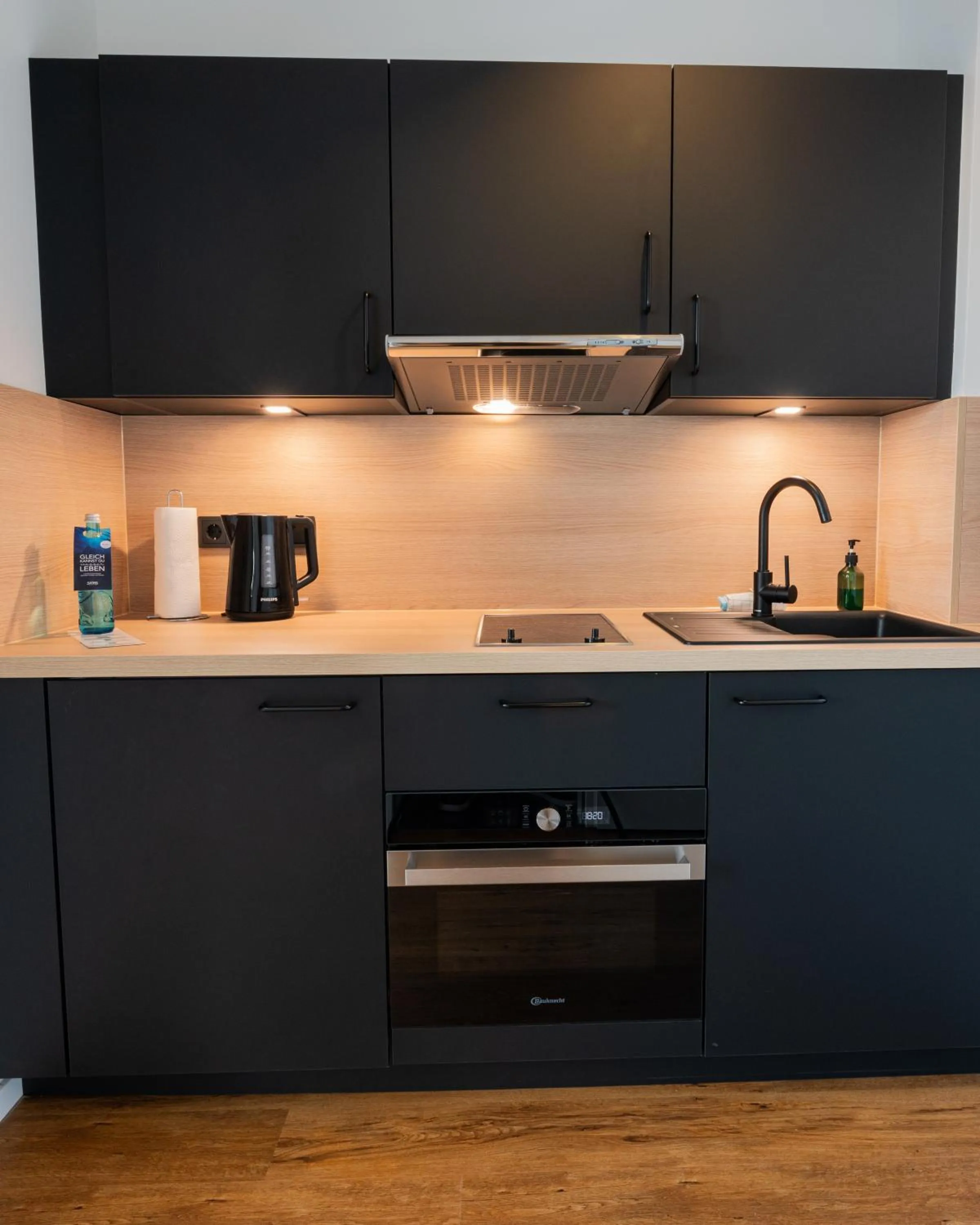 Kitchen or kitchenette in Hotel Arkadia