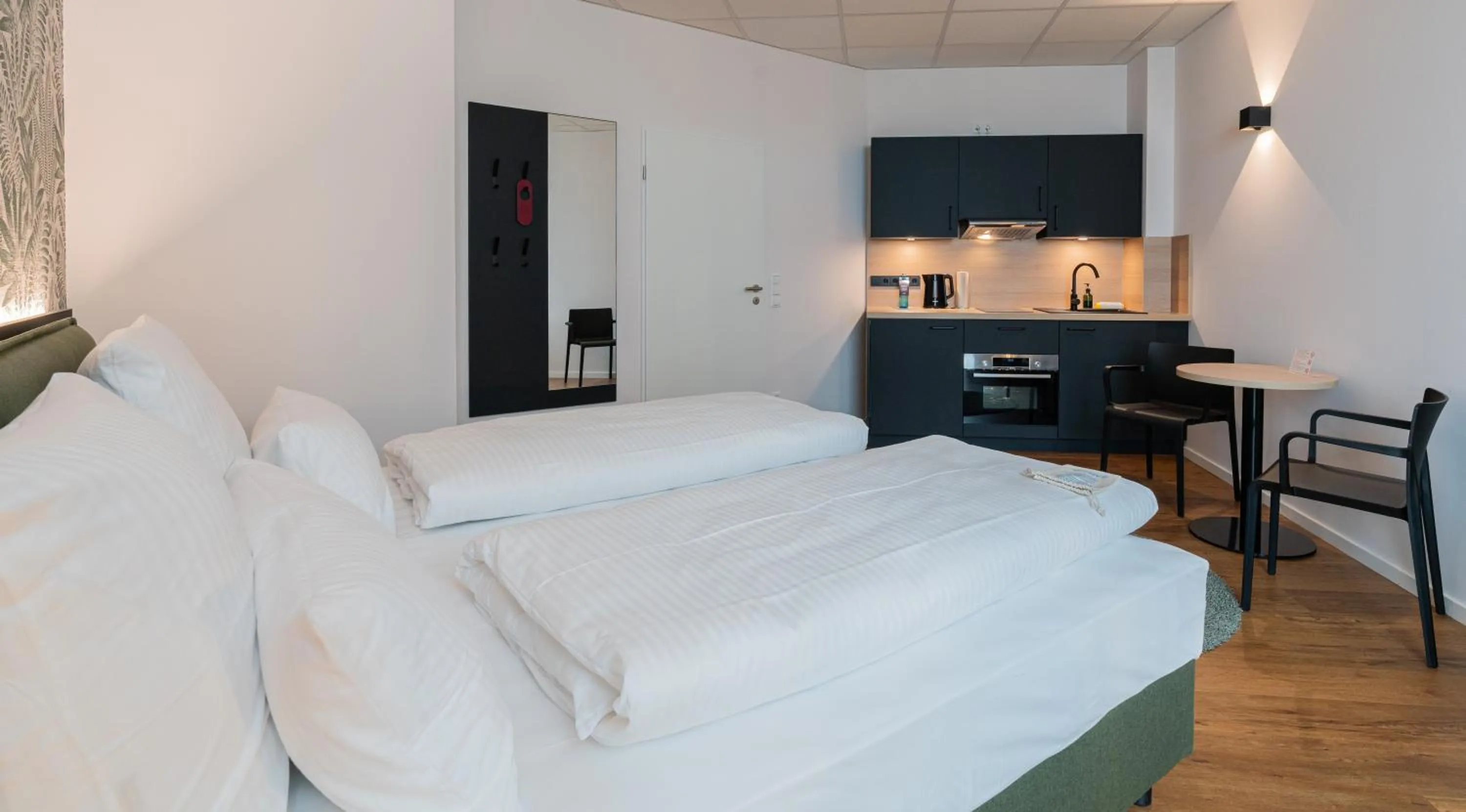 Bed in Hotel Arkadia