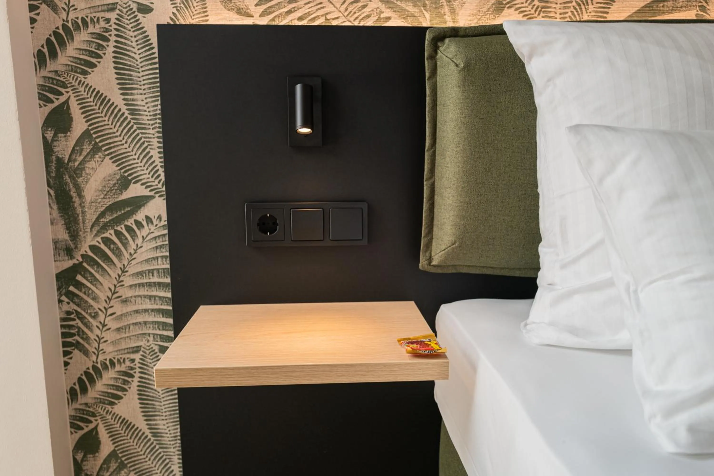 Bed in Hotel Arkadia