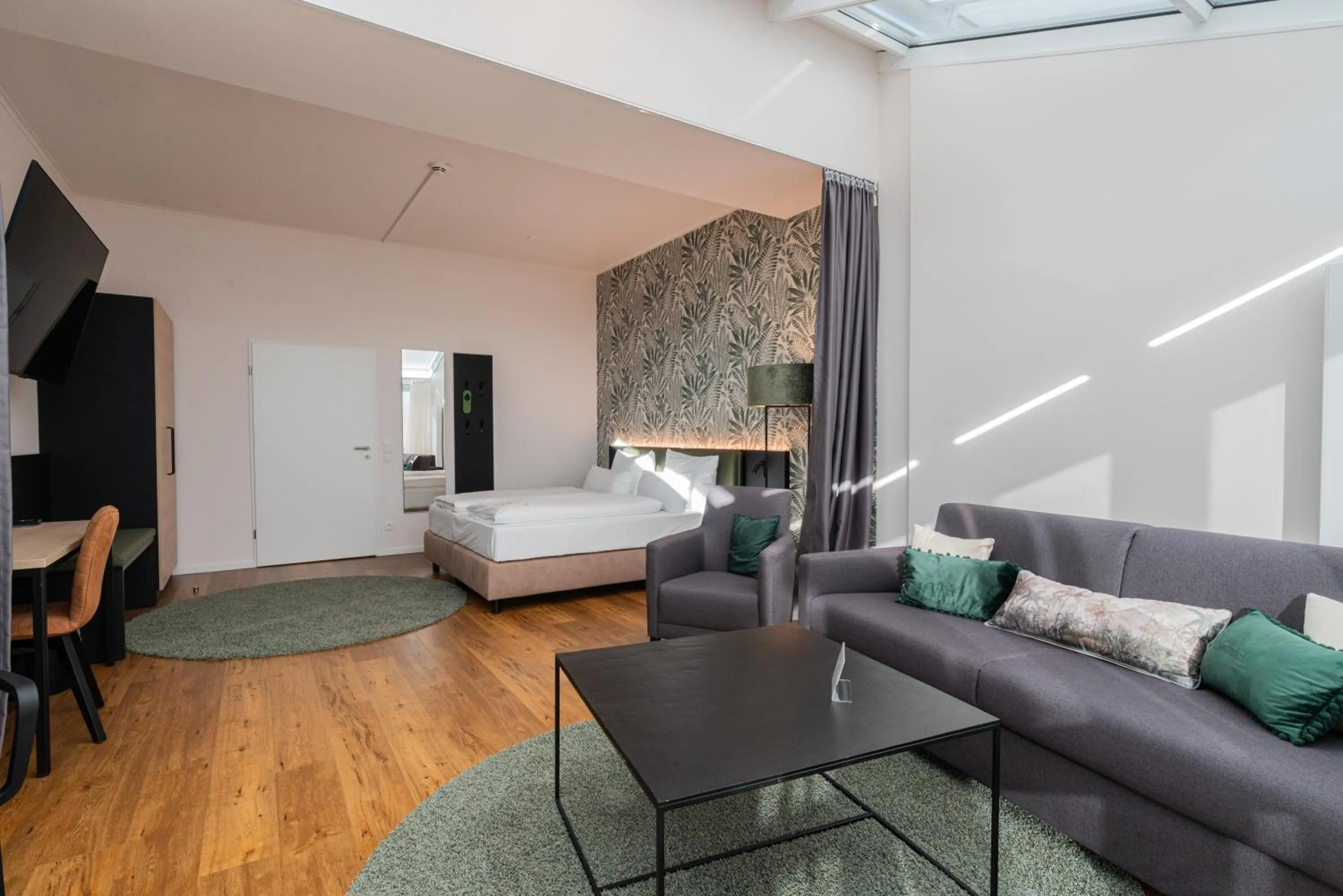 Bed in Hotel Arkadia