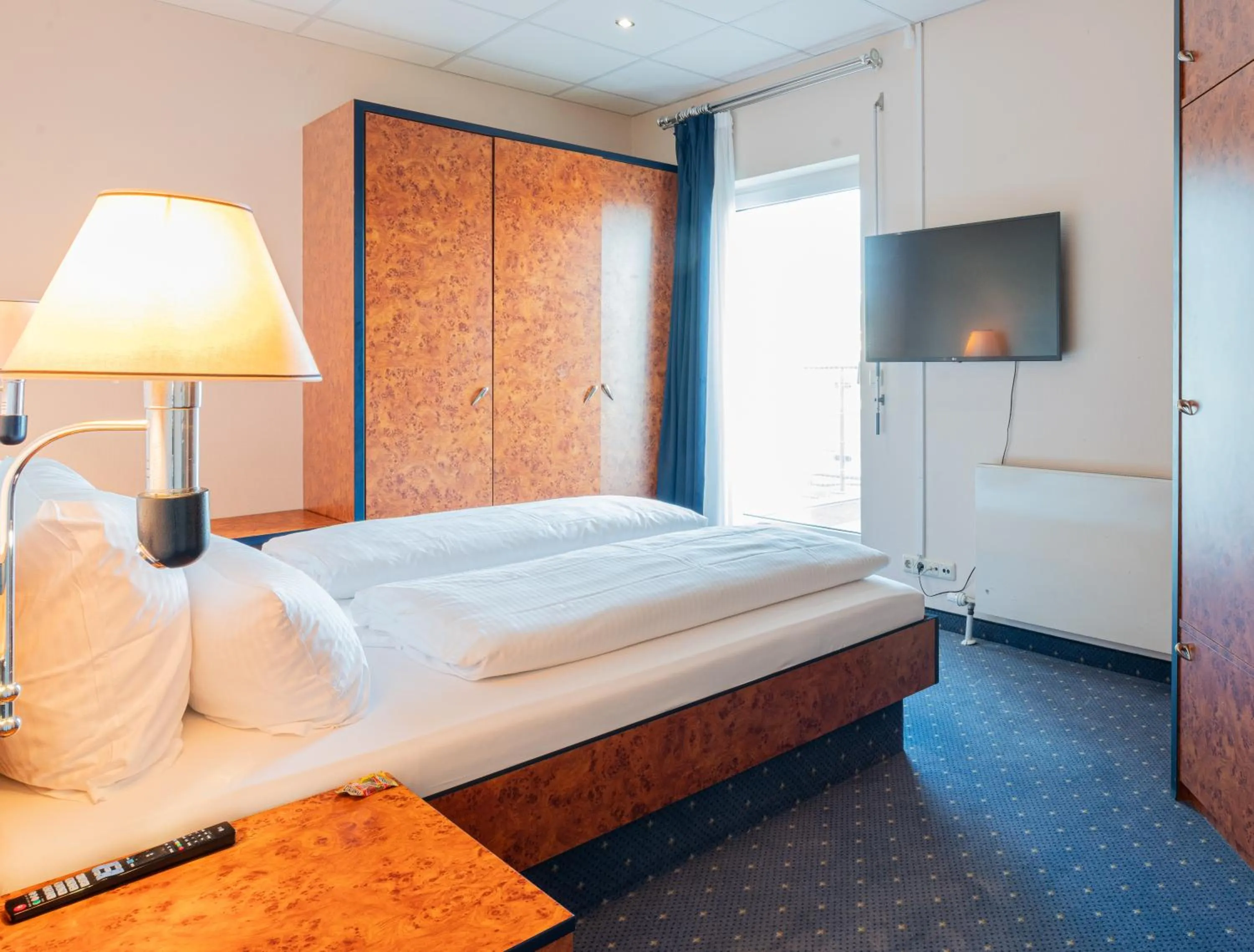 Bed in Hotel Arkadia