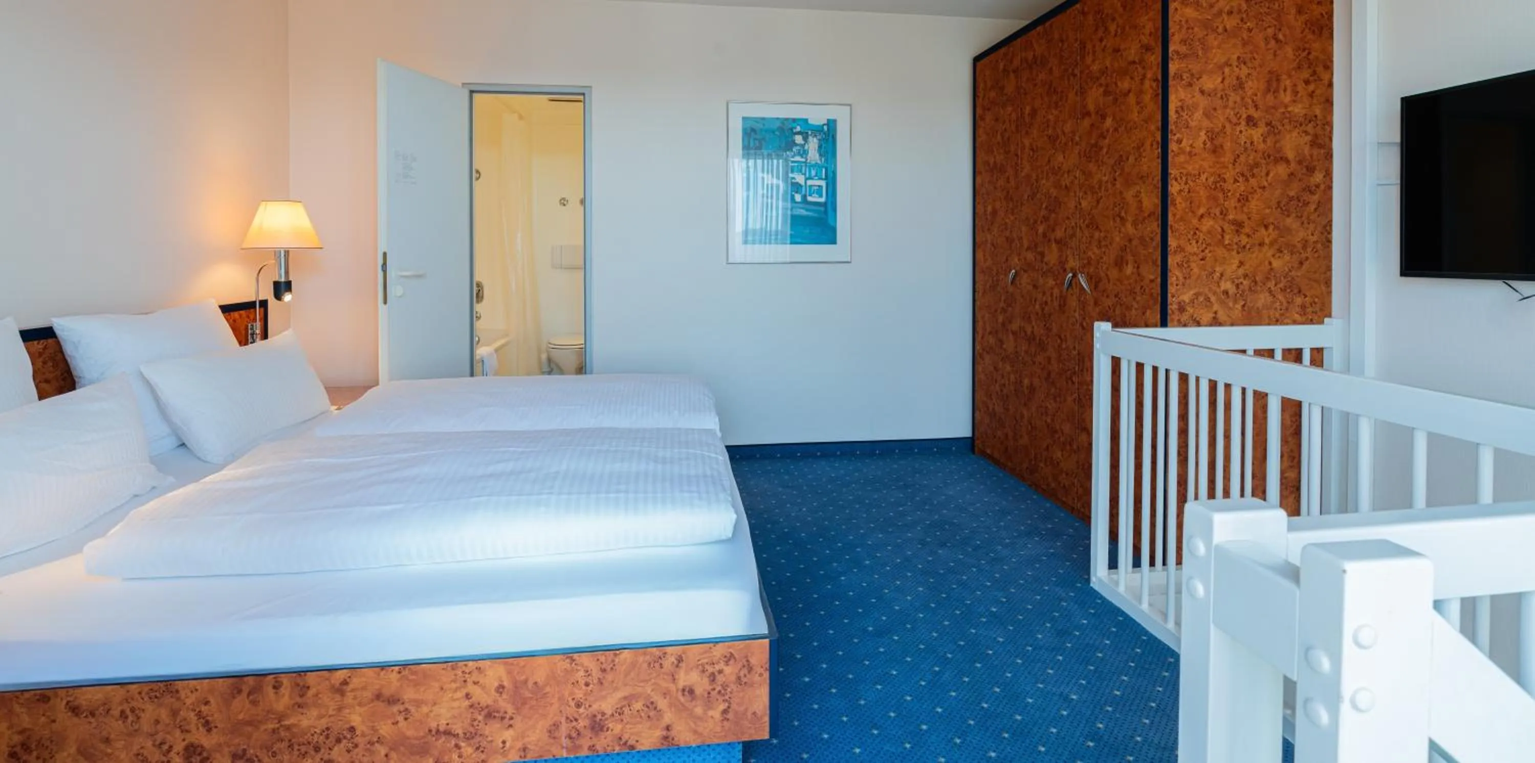 Bed in Hotel Arkadia