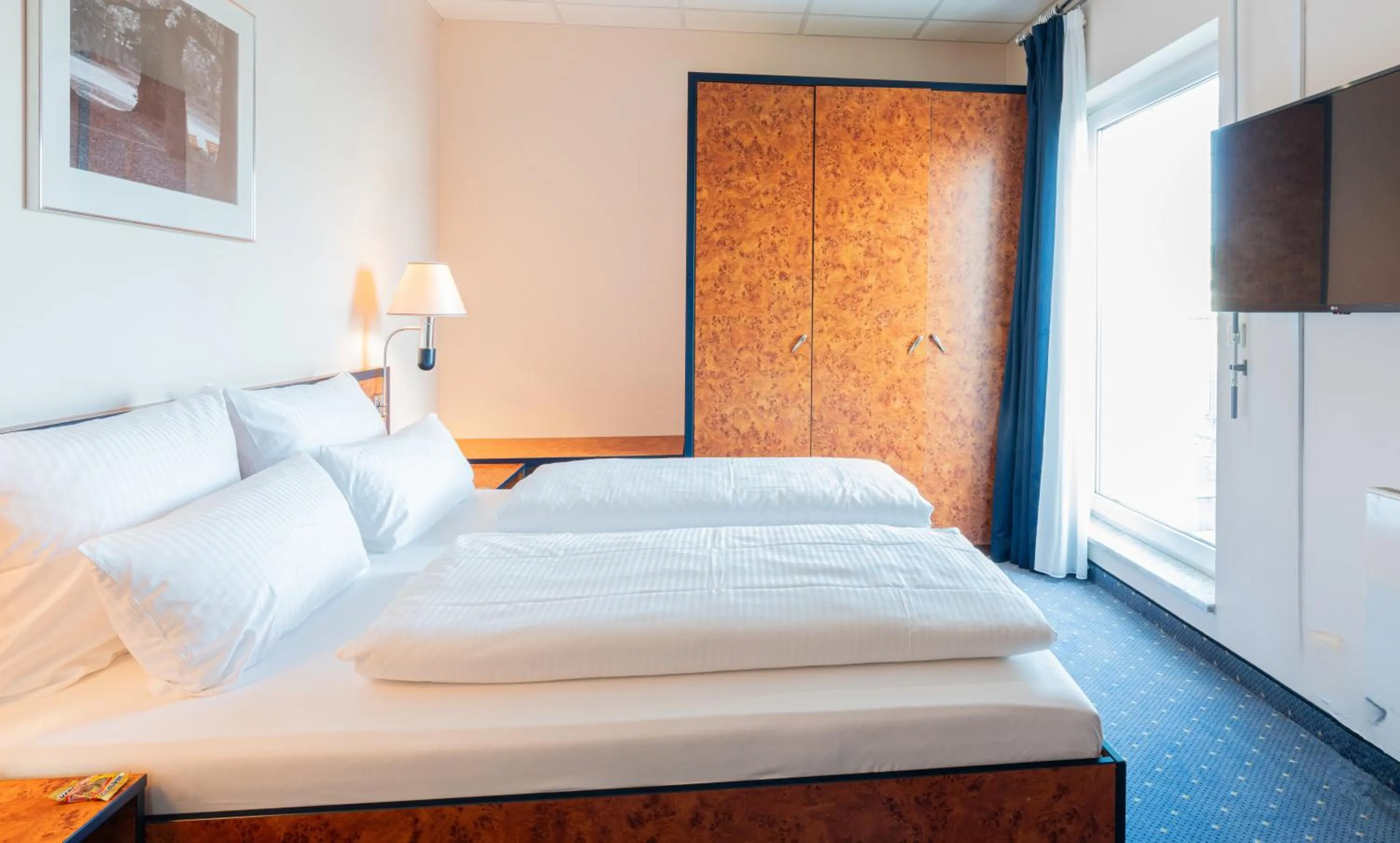 Bed in Hotel Arkadia