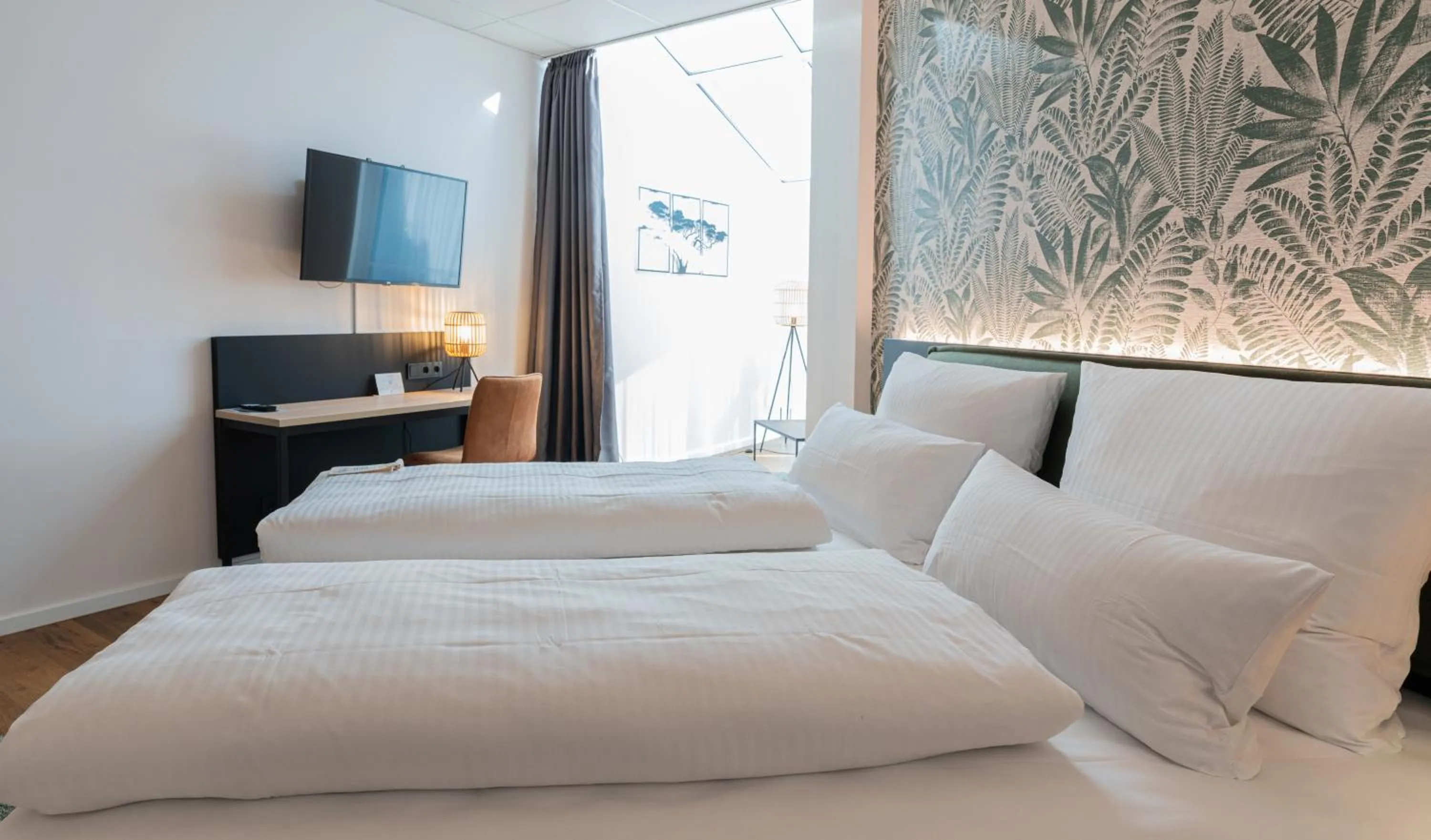 Bed in Hotel Arkadia