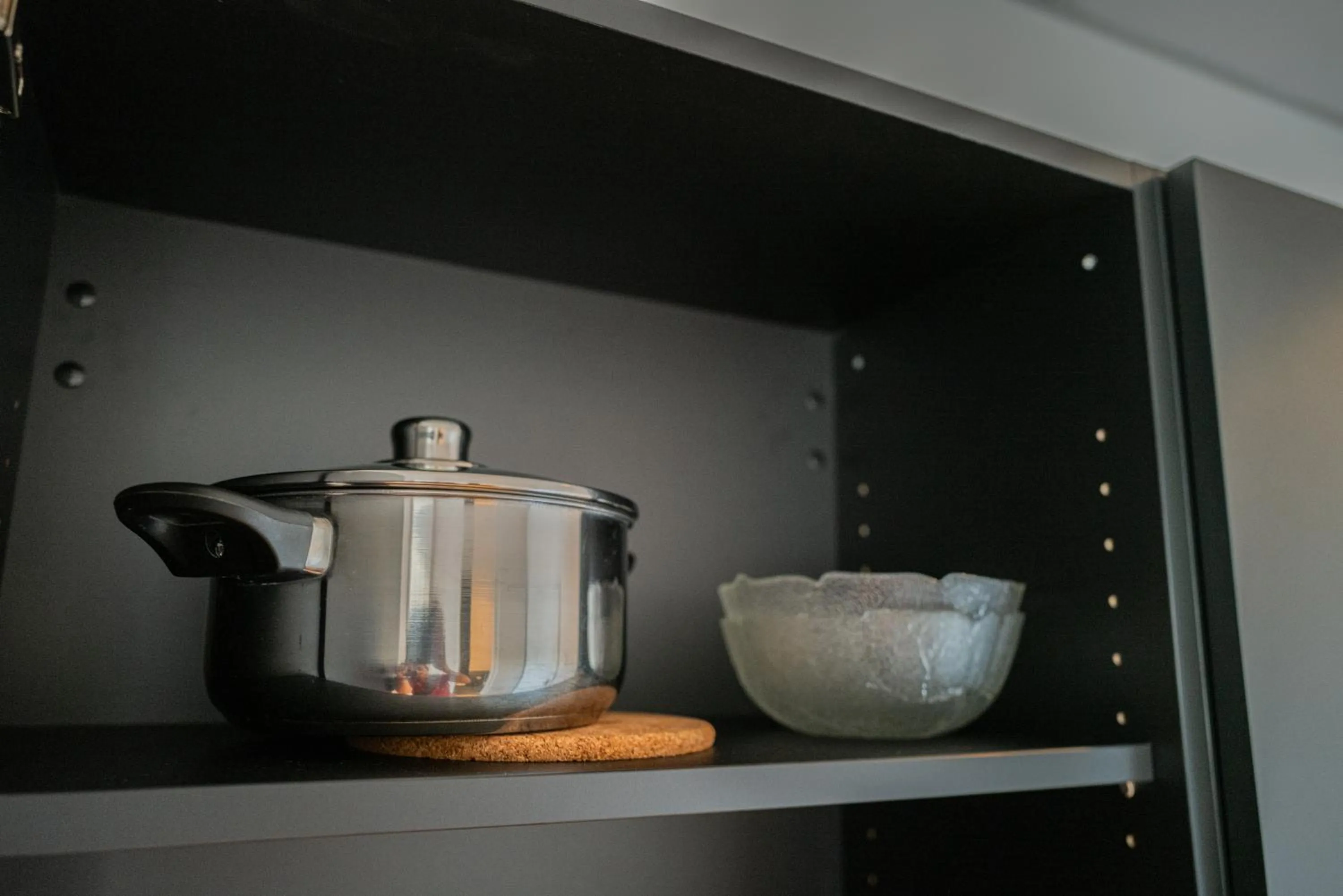 Kitchen or kitchenette in Hotel Arkadia