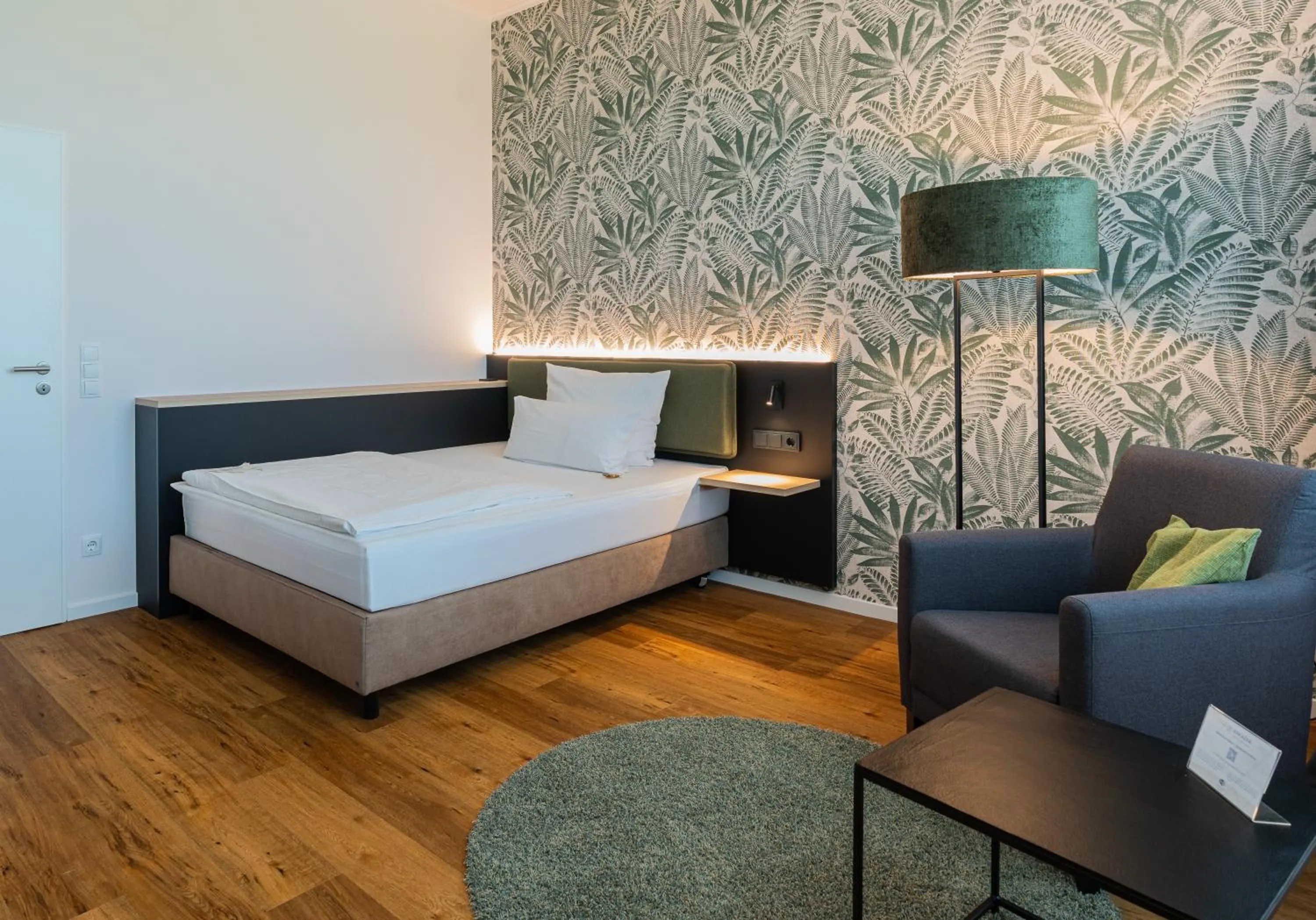 Bed in Hotel Arkadia