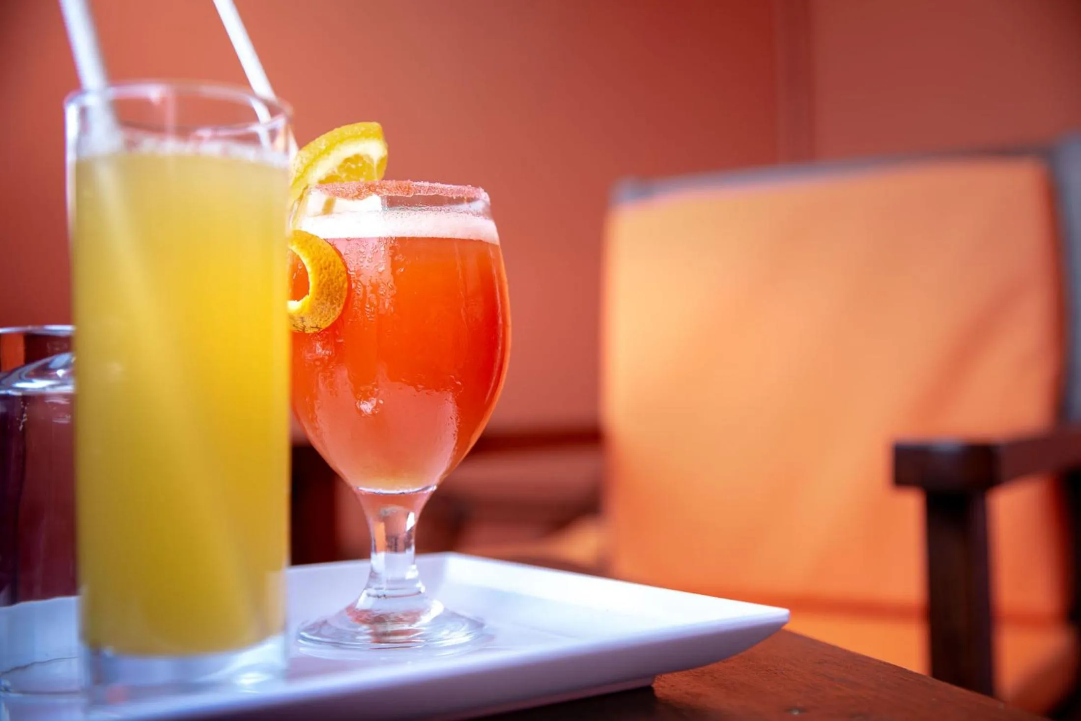 Drinks in La Madrague-Surf Beach Sea