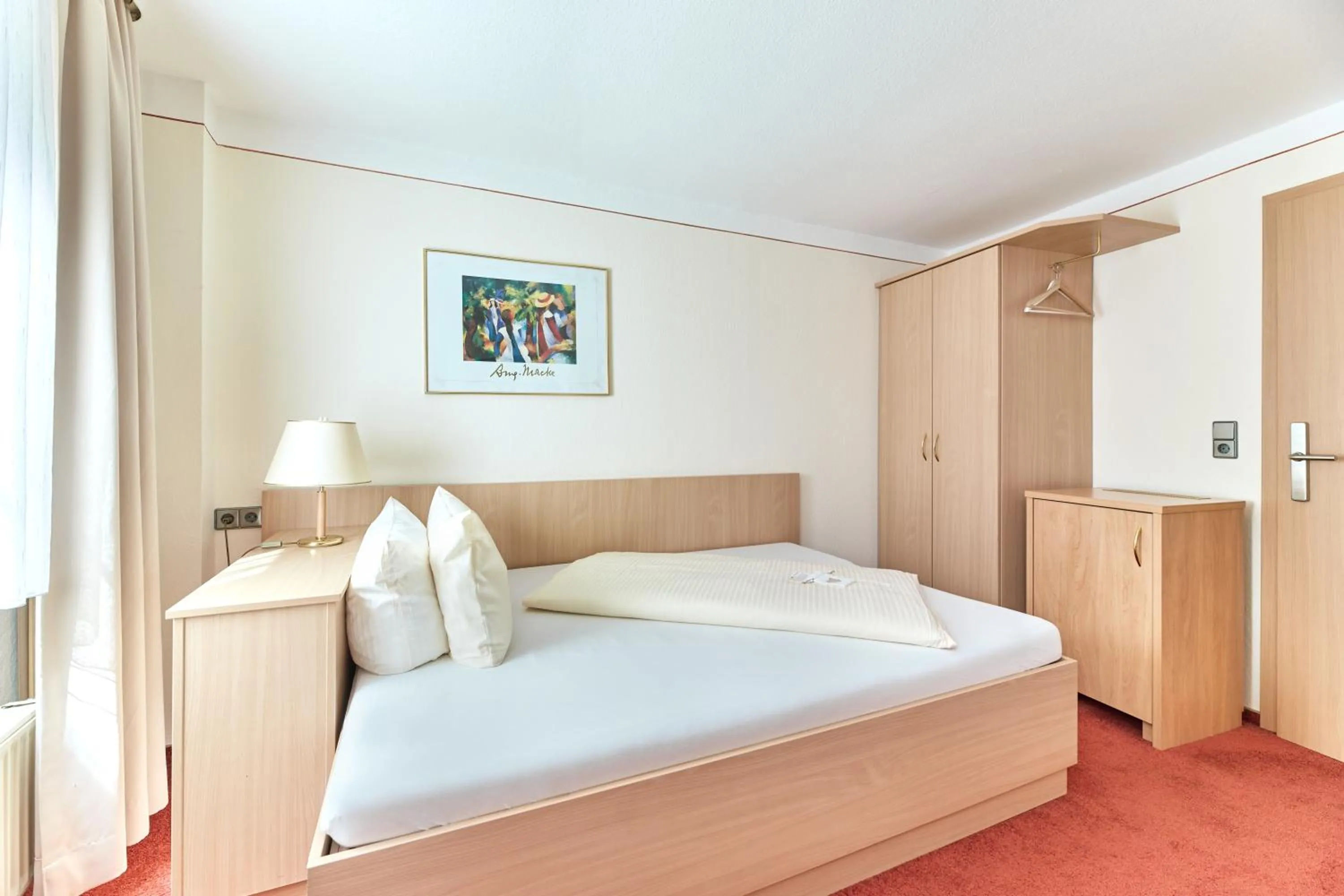 Bed in Hotel Weinhof