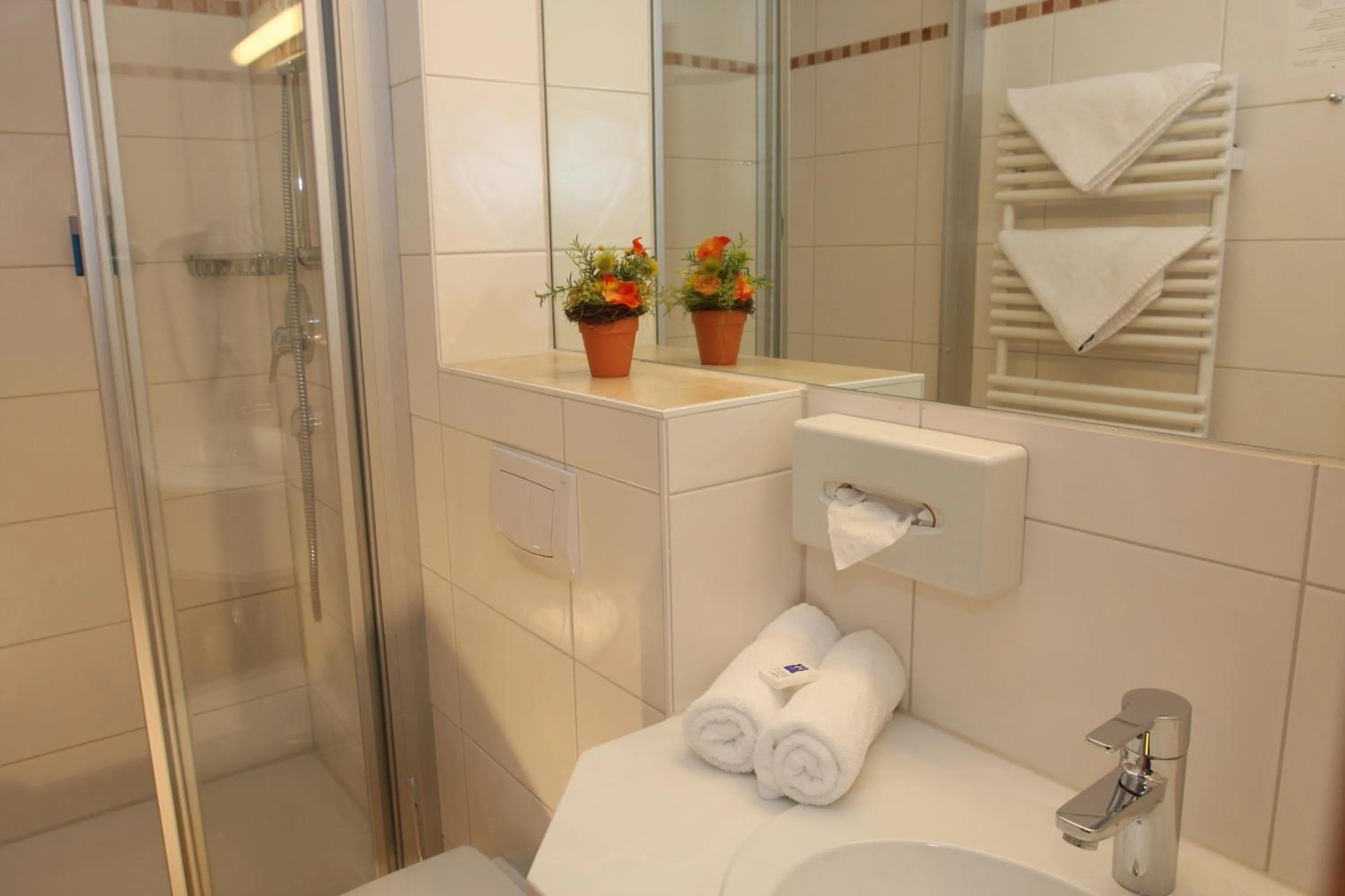 Bathroom in Hotel Alpenstuben